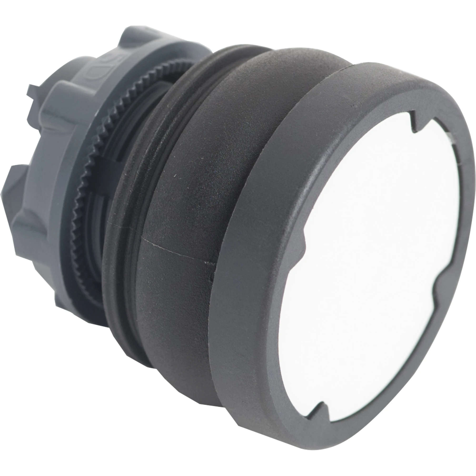 Schneider Electric ZB5AC180 Pushbutton, Front Element, Harmony XB5, Plastic, 22mm, White, Unmarked, Momentary, for Harsh Environments (img_001)