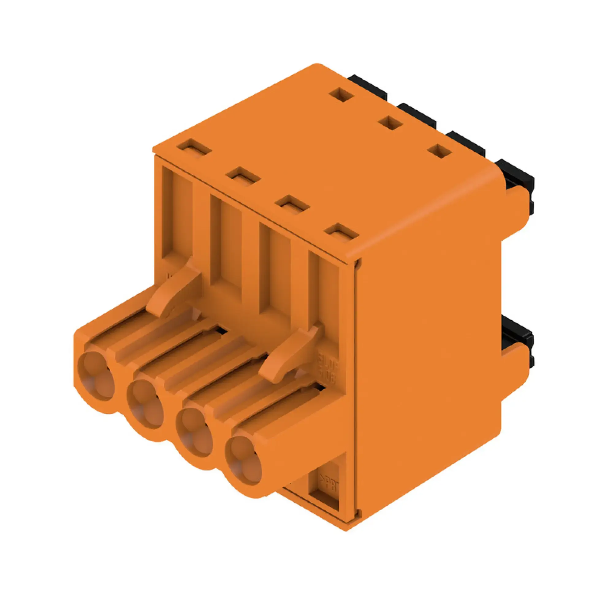 Weidmüller 1001170000 PCB connector (wire connection), 320 V, 20.8 A, Pitch in mm: 5.08, 3.31 mm², Number of poles: 4, PUSH IN with actuator, Box (img_001)