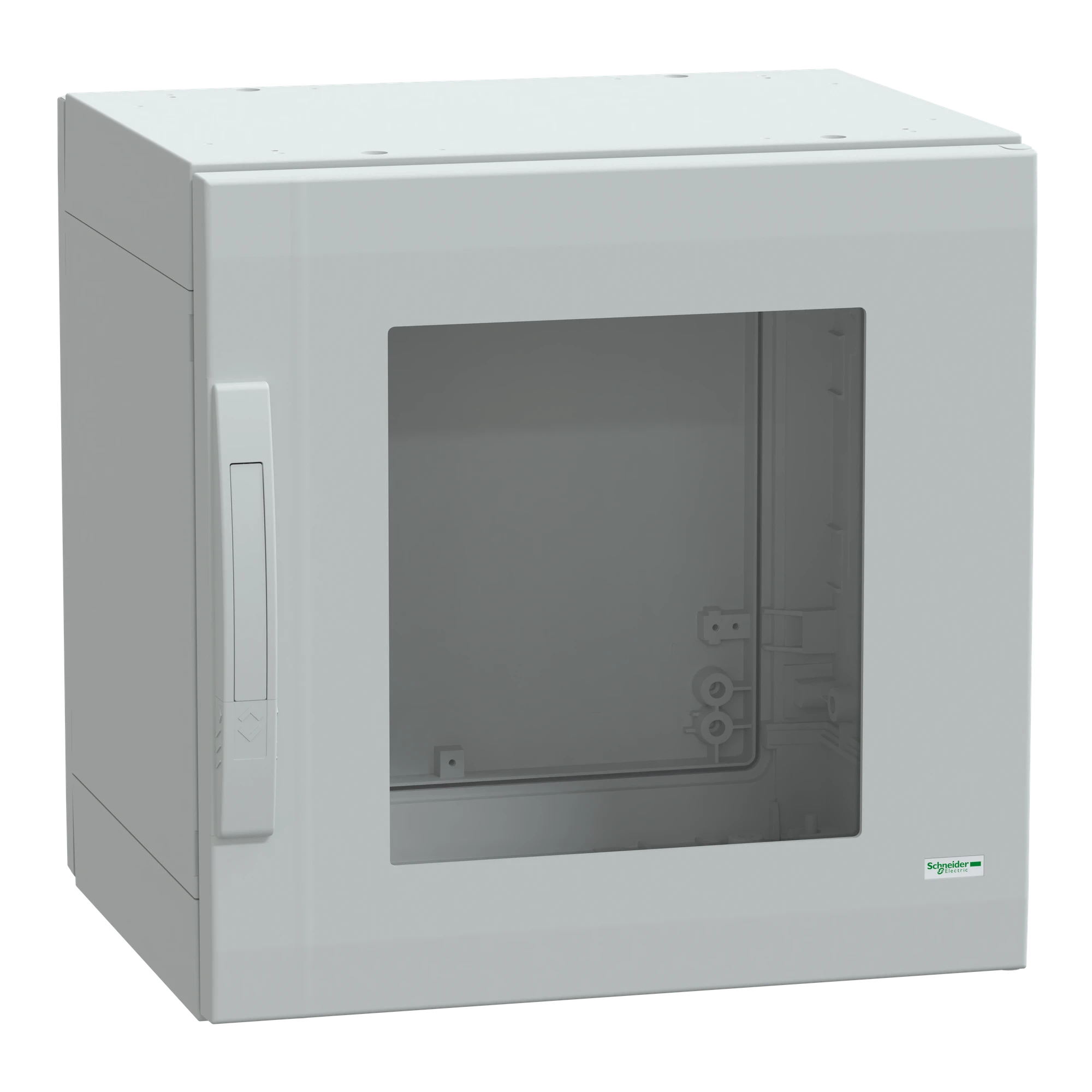 Schneider Electric NSYPLA554TG Polyester enclosure floor-standing PLA completely sealed 500x500x420mm IP65, transp. door (img_001)