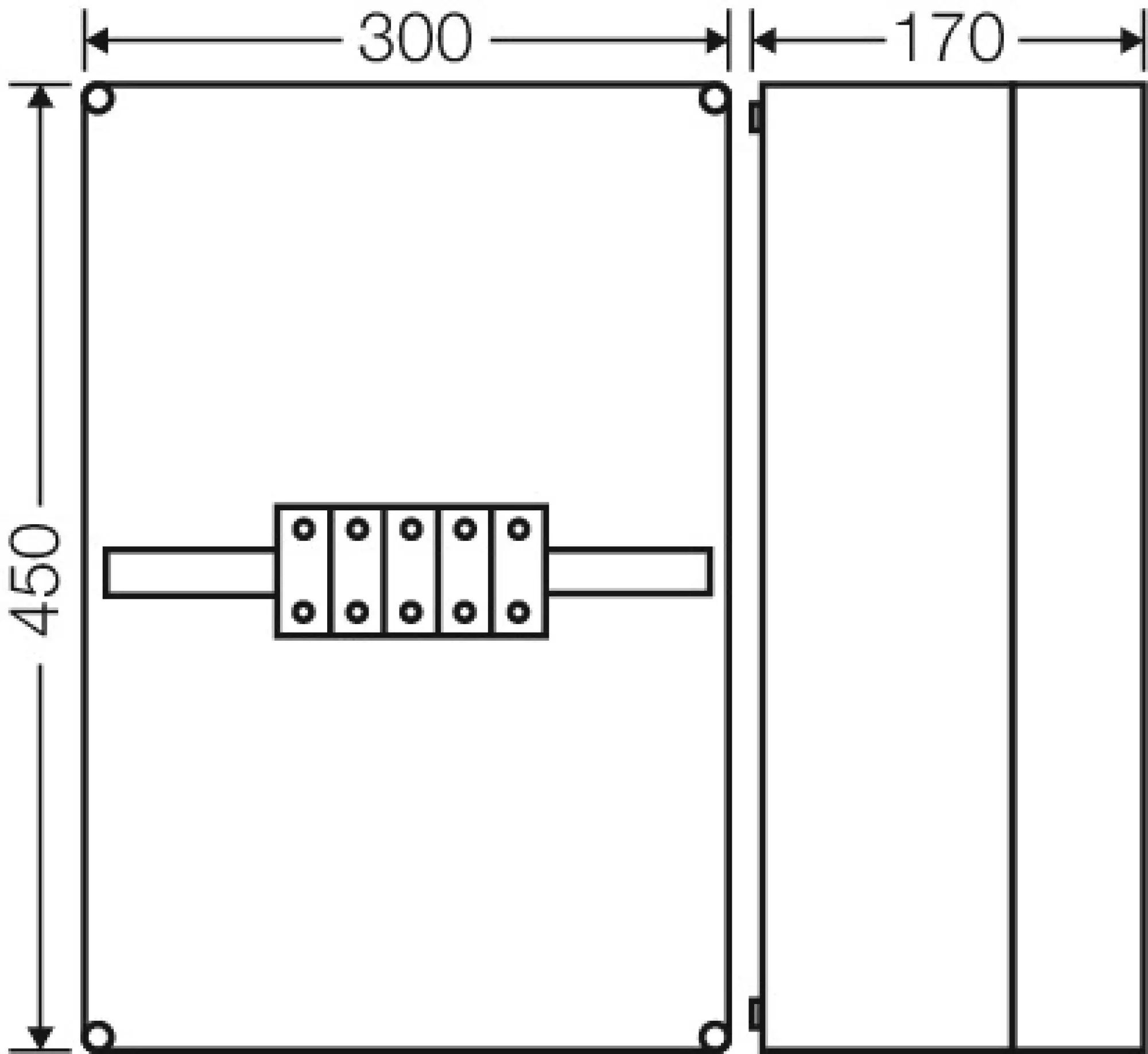 Hensel 60001001 Kabelabzweigkasten 16-50 qmm 3phasig, 5pol. Klemme K 7055 (img_002)