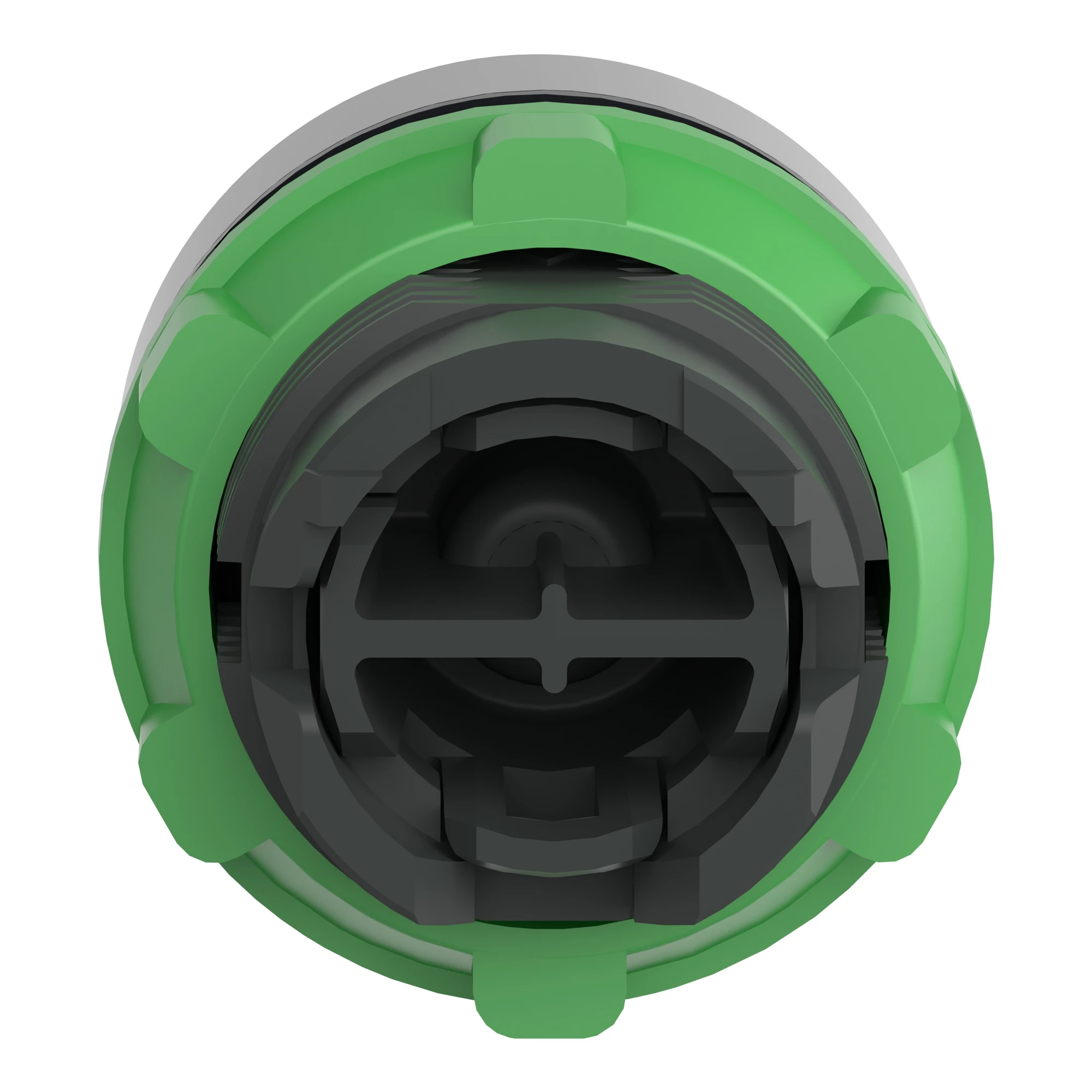 Schneider Electric ZB5AH4C0 Pushbutton, Front element, Harmony XB5, Plastic, 22mm, red, black, unmarked, protruding, latching (img_002)