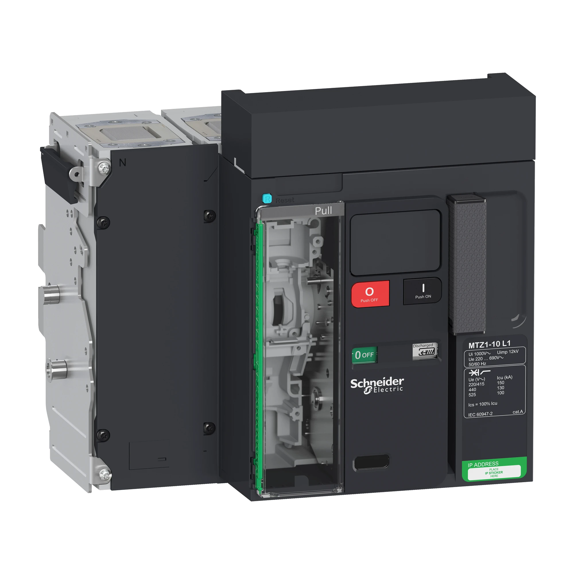 Schneider Electric LV847227 MasterPact MTZ1 1000A L1 Icu=150kA/440V 4P Basic Frame Plug-in (img_001) Schneider Electric LV847227 MasterPact MTZ1 1000A L1 Icu=150kA/440V 4P Basic Frame Plug-in (img_001)