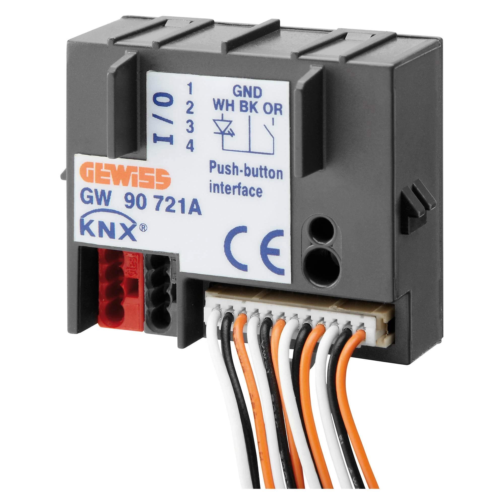 GEWISS GW90721A 4-CHANNEL CONTACTS INTERFACE - KNX (img_001)