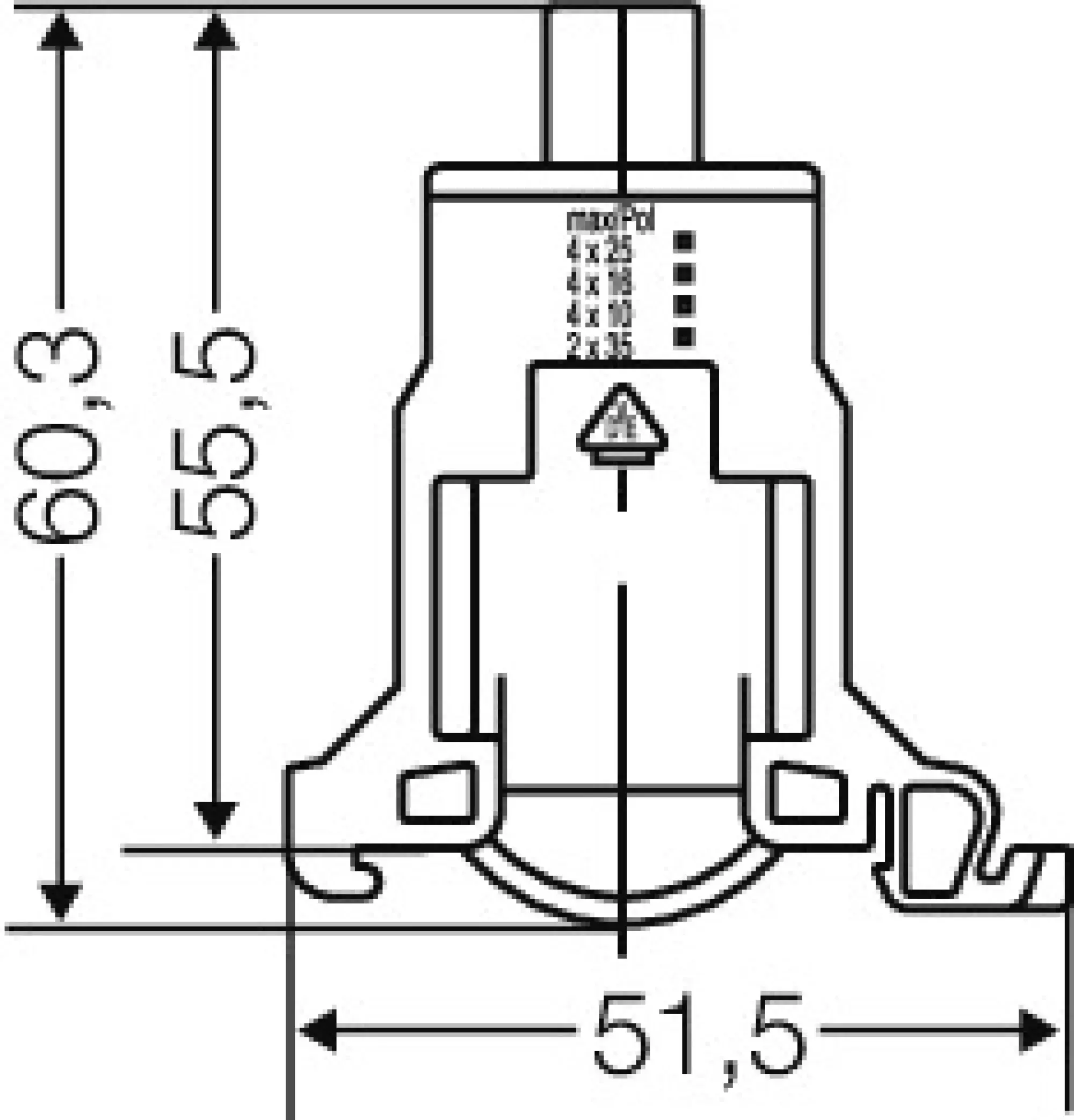 Hensel 2600058 N- oder PE-Verbindungsklemme, bis 35 qmm KKL 25 (img_003) Hensel 2600058 N- oder PE-Verbindungsklemme, bis 35 qmm KKL 25 (img_003)