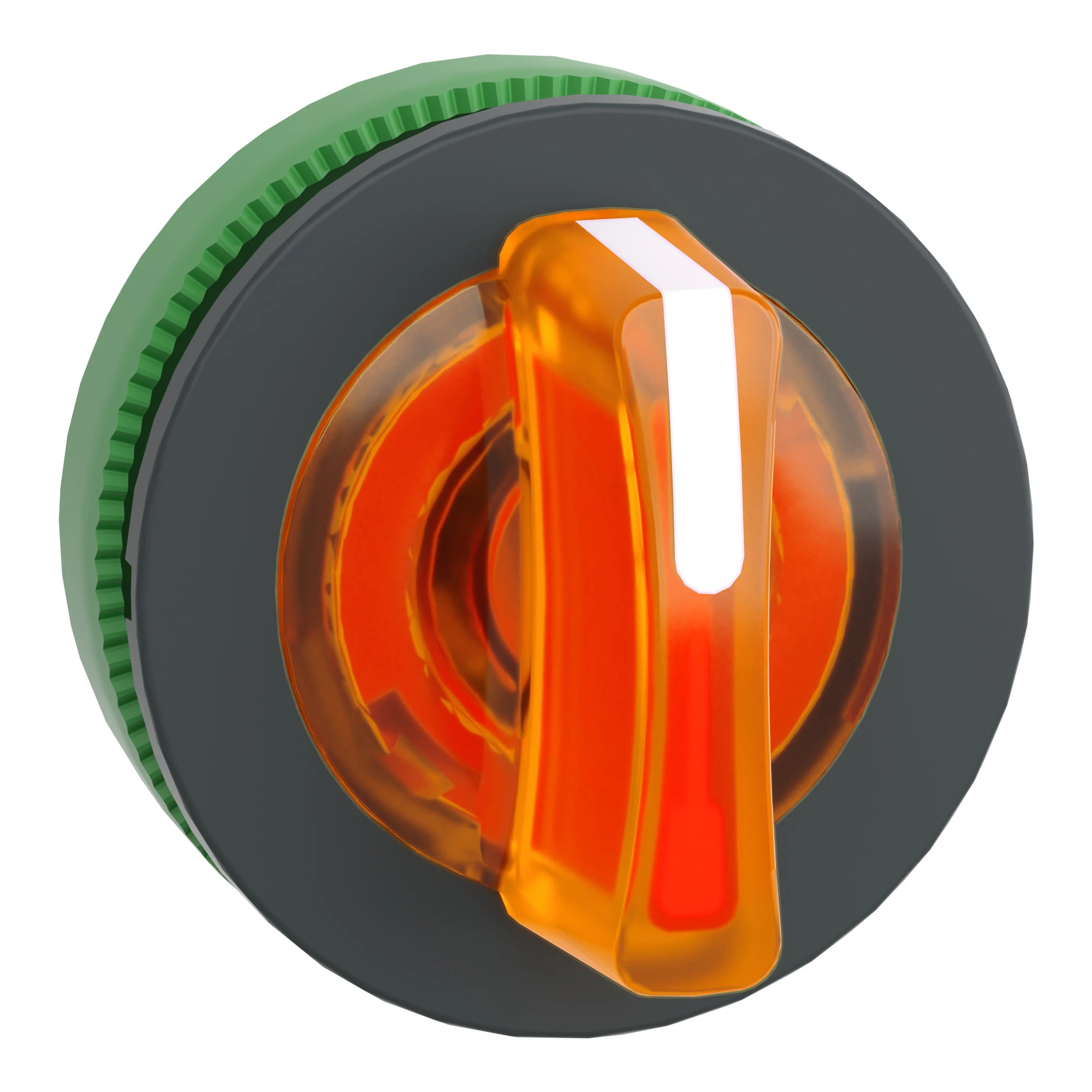 Schneider Electric ZB5FK1553 Illuminated selector switch, front element, Harmony XB5F, plastic, 30mm, orange, for universal LED, 3 positions, stays put (img_001) Schneider Electric ZB5FK1553 Illuminated selector switch, front element, Harmony XB5F, plastic, 30mm, orange, for universal LED, 3 positions, stays put (img_001)