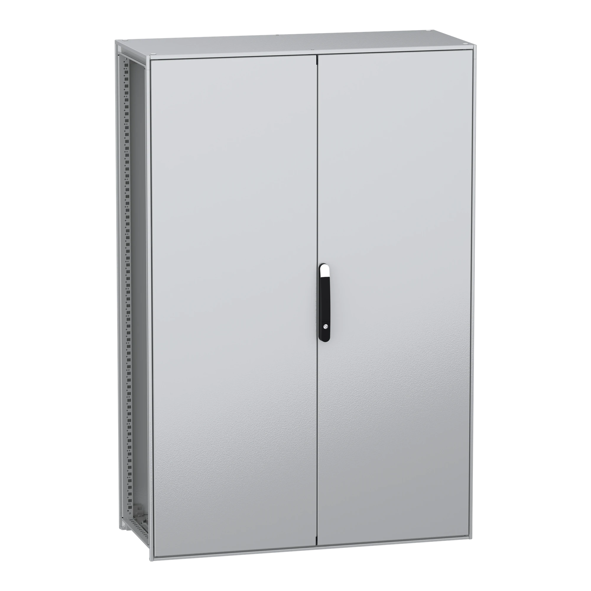Schneider Electric NSYSFN1812502D Free-standing enclosure, PanelSeT SFN, made of decarbonized steel, without mounting plate, assembled, 1800x1200x500mm, 2 doors, IP55 (img_001)