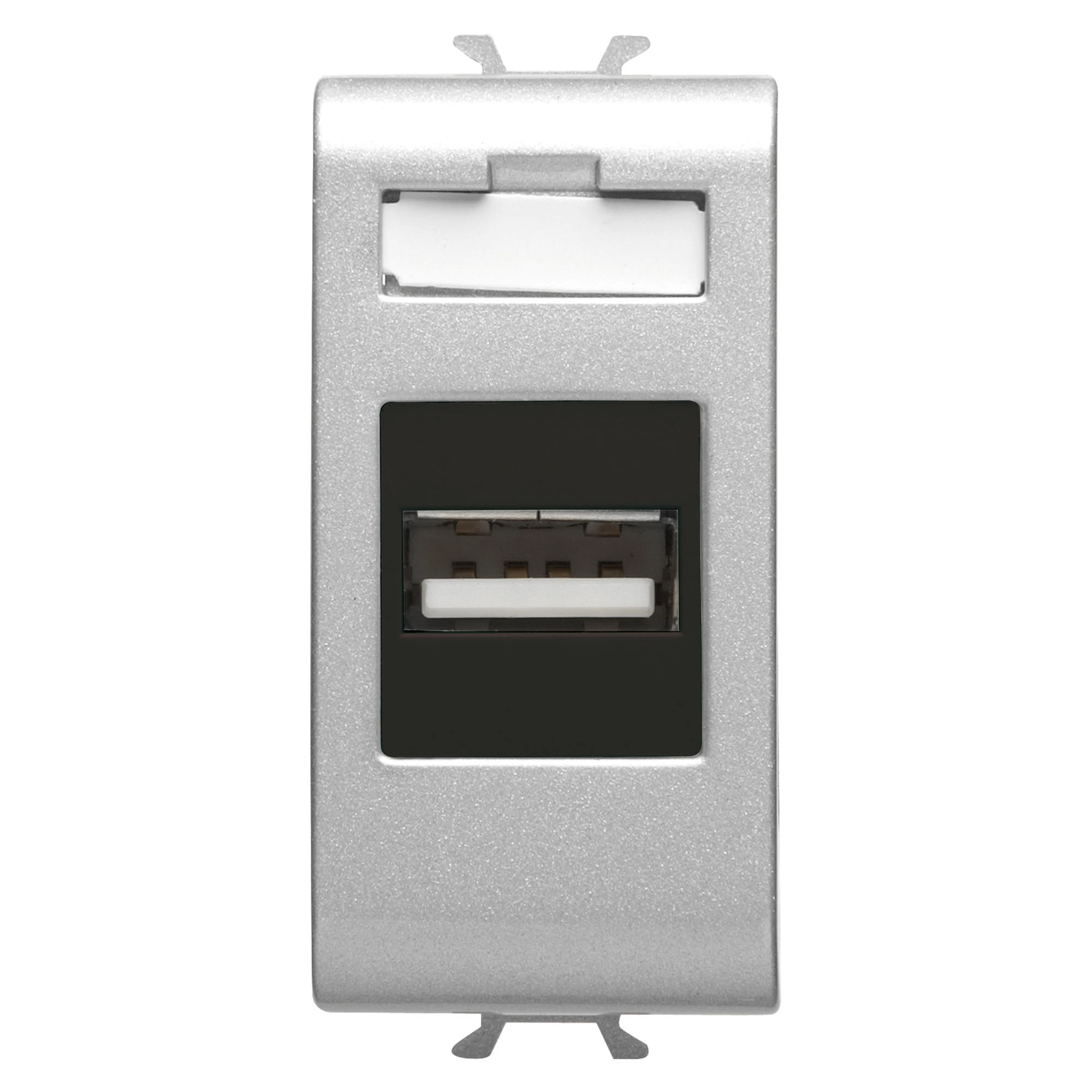 GEWISS GW14459 USB SOCKET-OUTLET - 1 MODULE - TITANIUM - CHORUSMART (img_001) GEWISS GW14459 USB SOCKET-OUTLET - 1 MODULE - TITANIUM - CHORUSMART (img_001)