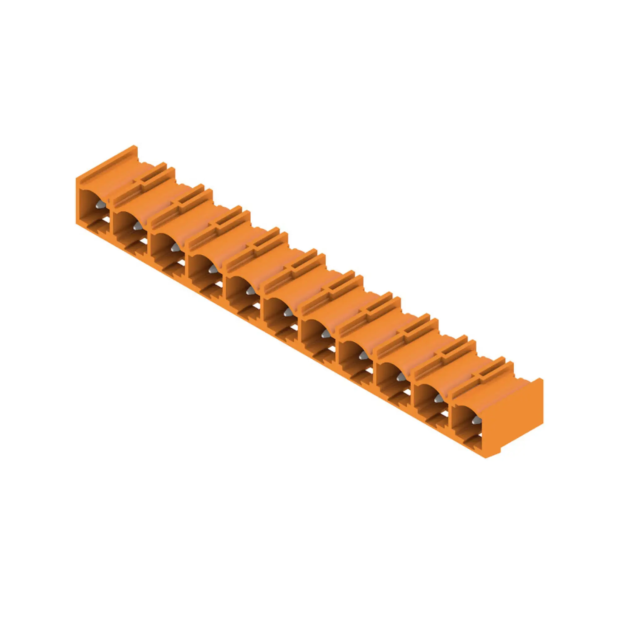 Weidmüller 1472580000 PCB connector (board connection), 500 V, 27.5 A, Pitch in mm: 7.62, Number of poles: 11, THT solder connection, Box (img_001)