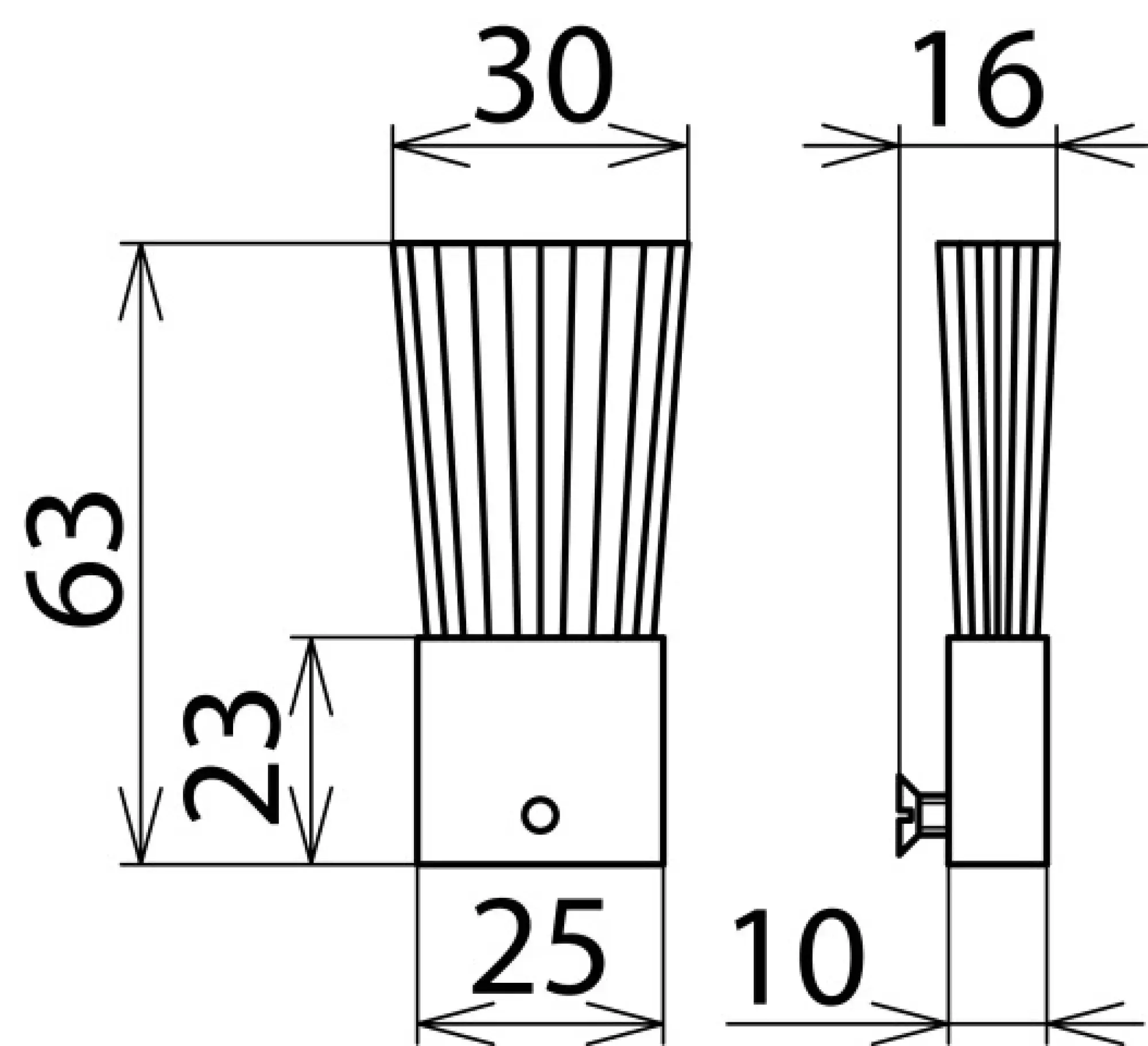 Dehn 785596 Spare brush for cleaning nozzles 40mm for NS dry cleaning set -1000V (img_004)