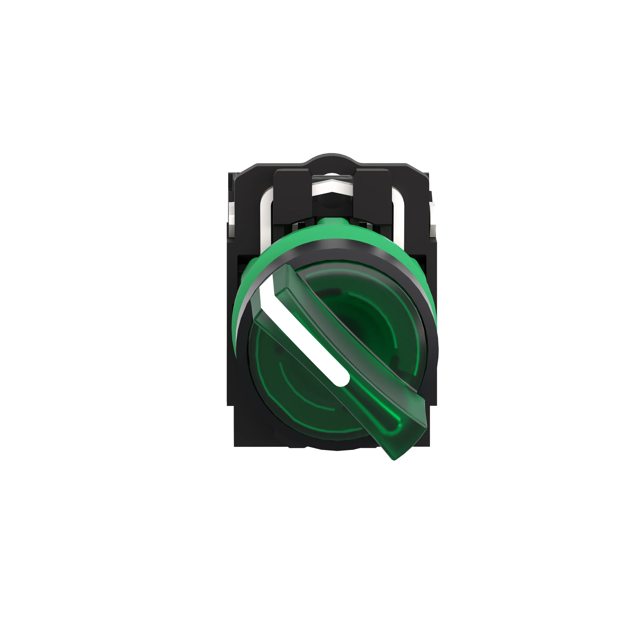 Schneider Electric XB5AK123G5 Illuminated Selector Switch, Harmony XB5, Plastic, Green, 22mm, Universal LED, 2 Positions, 1NO + 1NC, 110-120V AC (img_005) Schneider Electric XB5AK123G5 Illuminated Selector Switch, Harmony XB5, Plastic, Green, 22mm, Universal LED, 2 Positions, 1NO + 1NC, 110-120V AC (img_005)