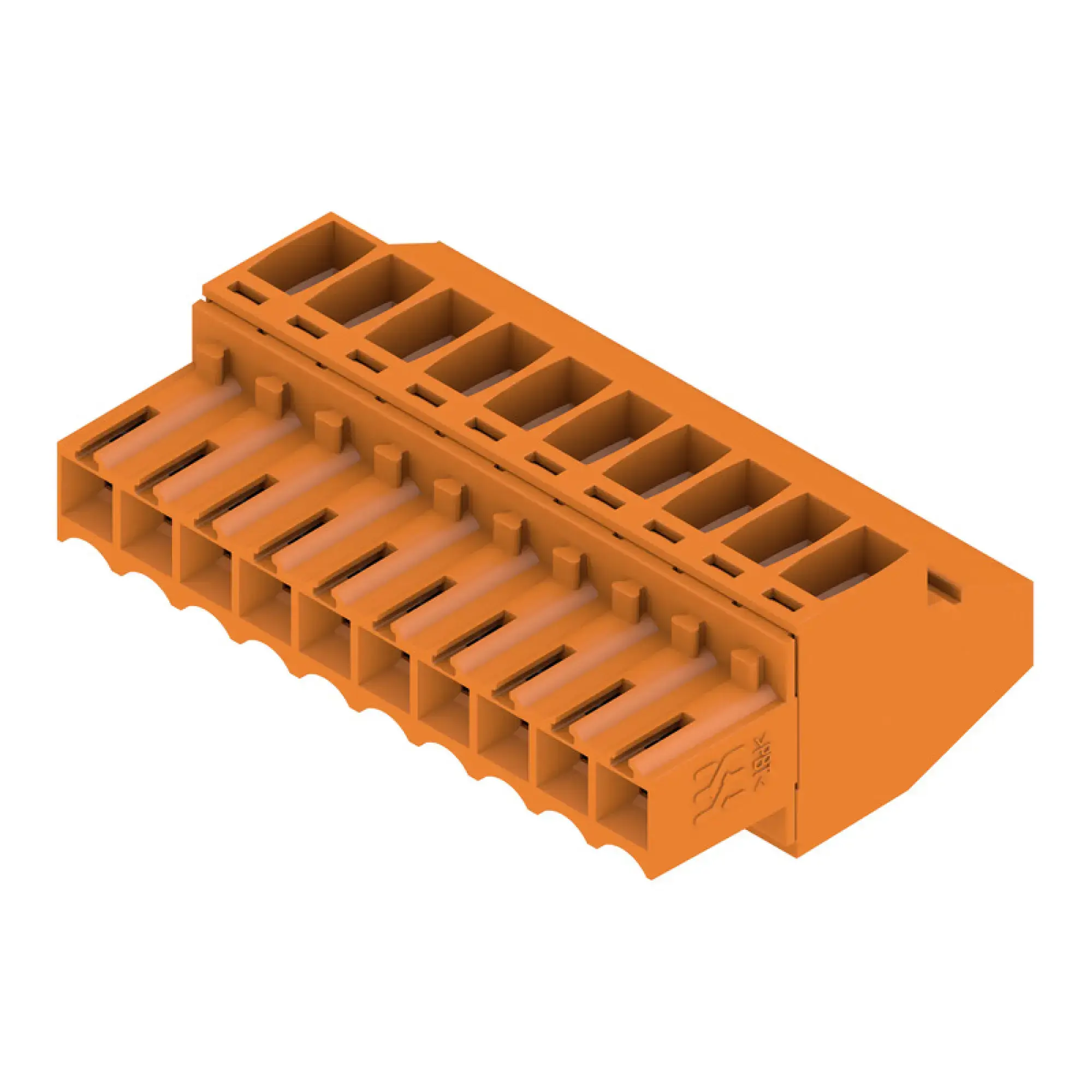 Weidmüller 1638630000 PCB connector (wire connection), 160 V, 12 A, Pitch in mm: 3.50, 1.5 mm², Number of poles: 10, Clamping yoke connection, Box (img_001)