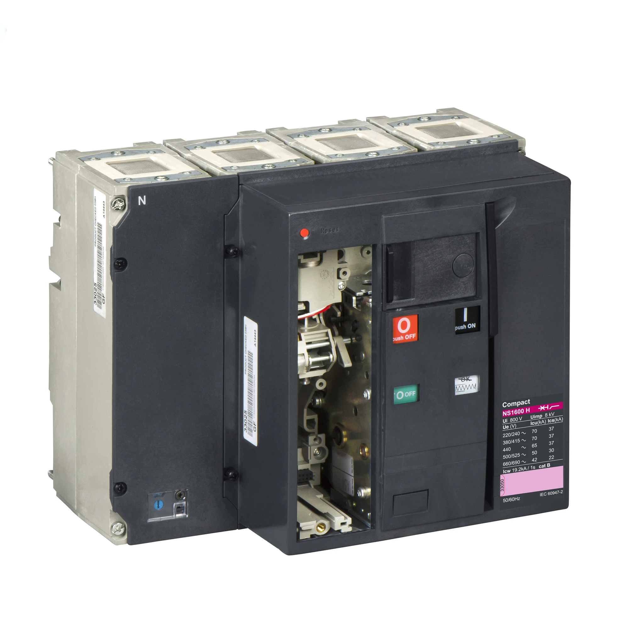Schneider Electric 33455 Load Break Switch ComPact NS1000 NA, 4P, 1000A/690V AC Electrical Control (img_001) Schneider Electric 33455 Load Break Switch ComPact NS1000 NA, 4P, 1000A/690V AC Electrical Control (img_001)