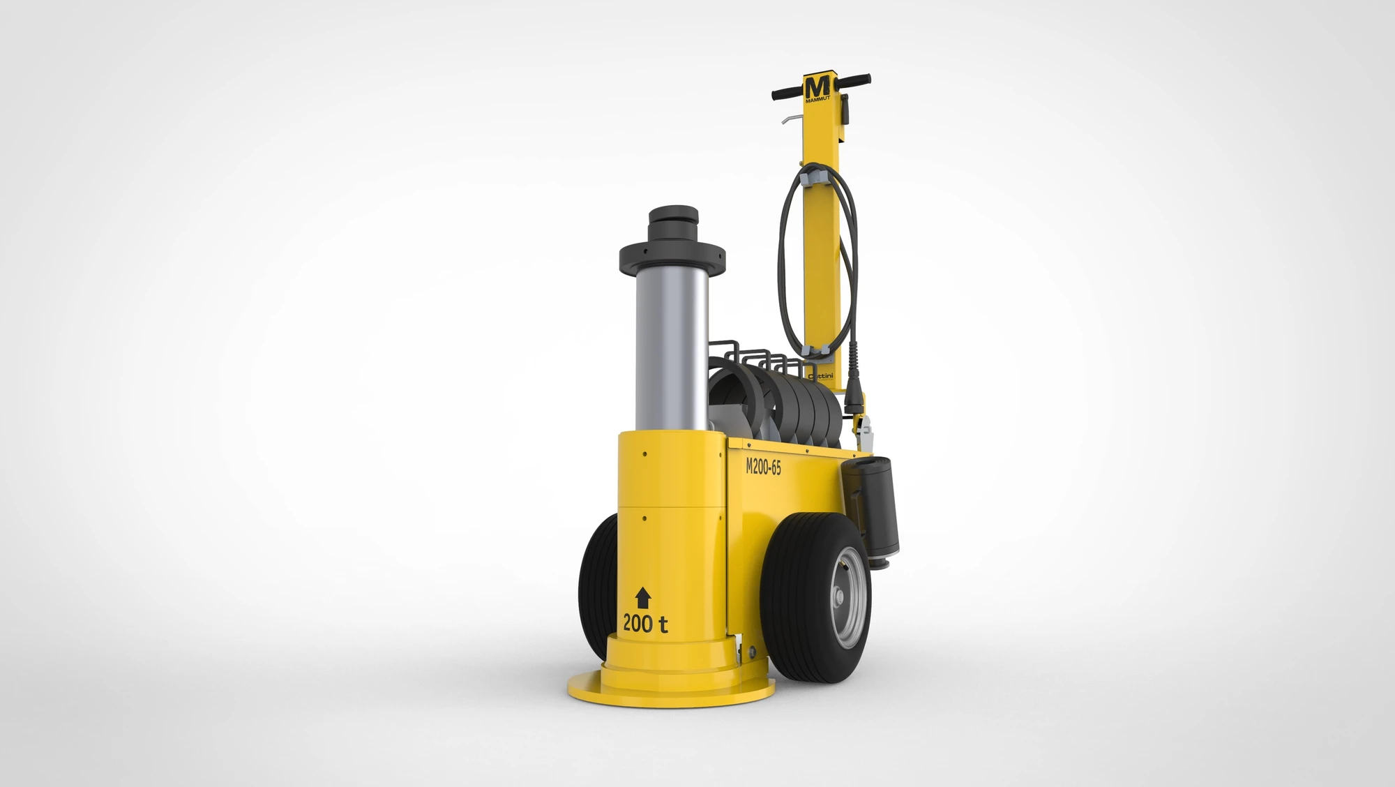 Cattini M200/65 MAMMUT Oil-Pneumatic Jacks load capacity= 200 t.; pistons=1; min. height = 650.00 mm (img_002) Cattini M200/65 MAMMUT Oil-Pneumatic Jacks load capacity= 200 t.; pistons=1; min. height = 650.00 mm (img_002)