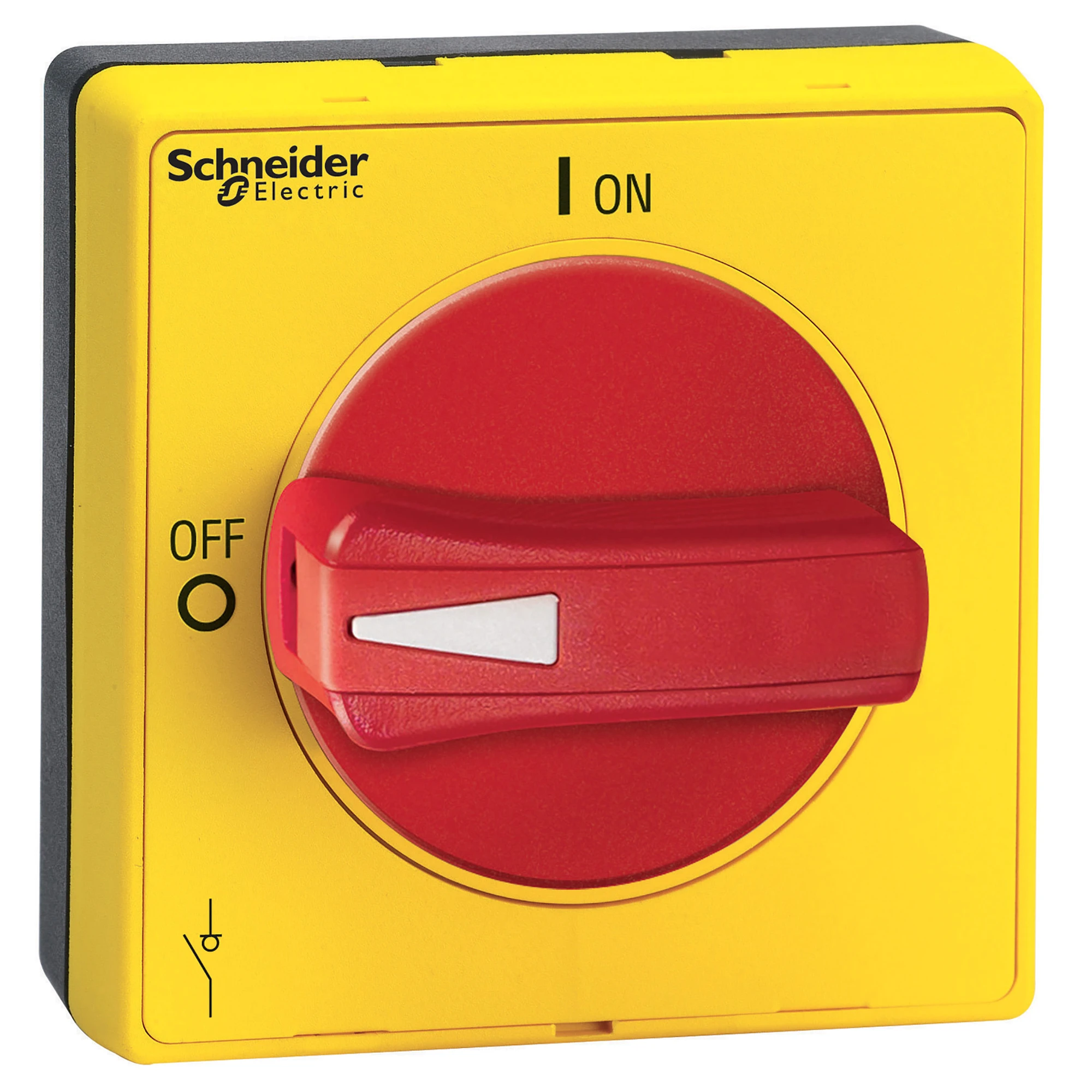 Schneider Electric VLSH2S5R TeSys VLS rotary handle, IEC IP65 and NEMA in Red / Yellow, 65x65mm extended (img_001) Schneider Electric VLSH2S5R TeSys VLS rotary handle, IEC IP65 and NEMA in Red / Yellow, 65x65mm extended (img_001)