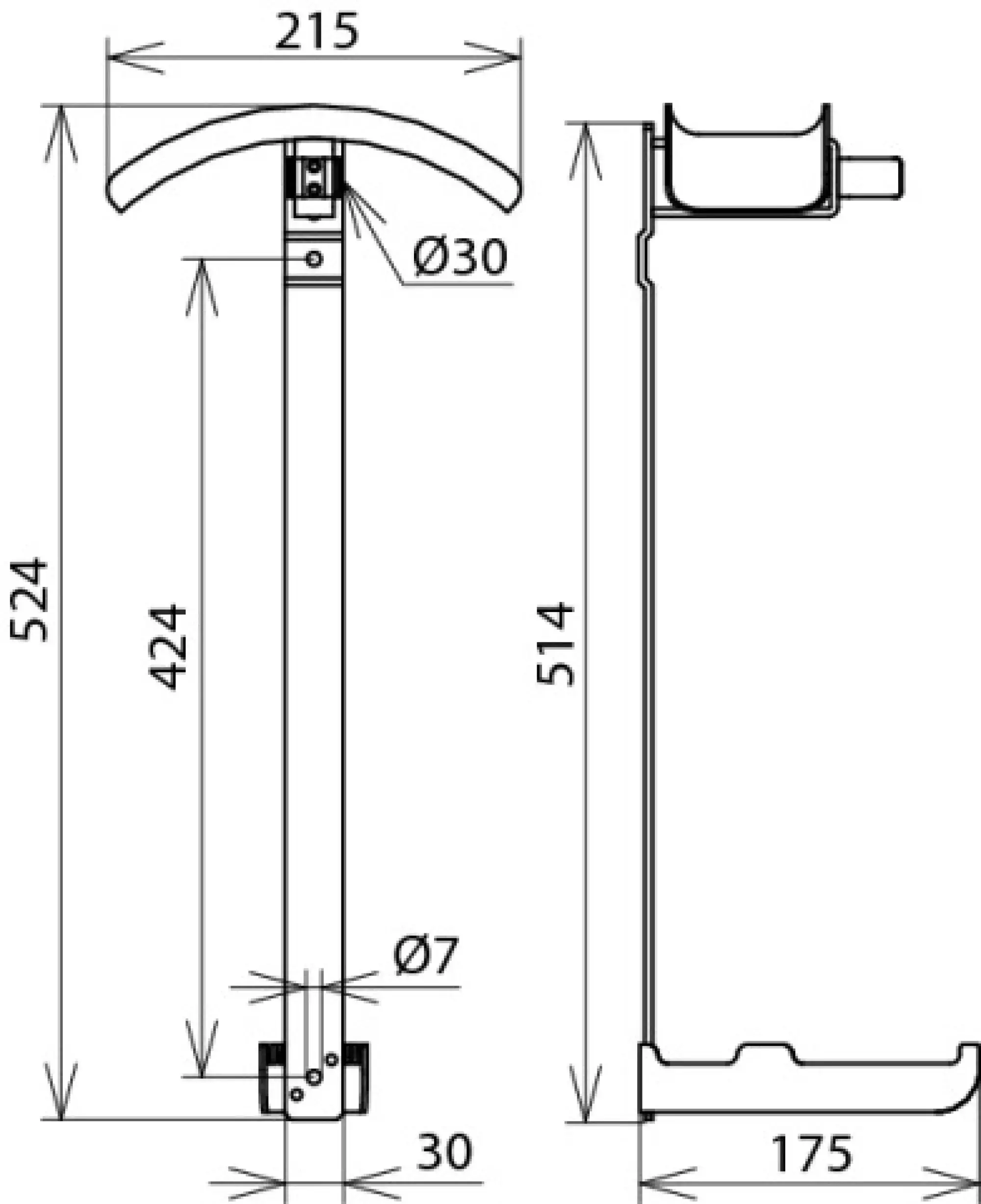 Dehn 700000 Storage device for earthing and short- circuiting devices a. sticks D 30mm DB Mat. No. 742395 Z. No. 3 Ebgw 01.70 (img_004)