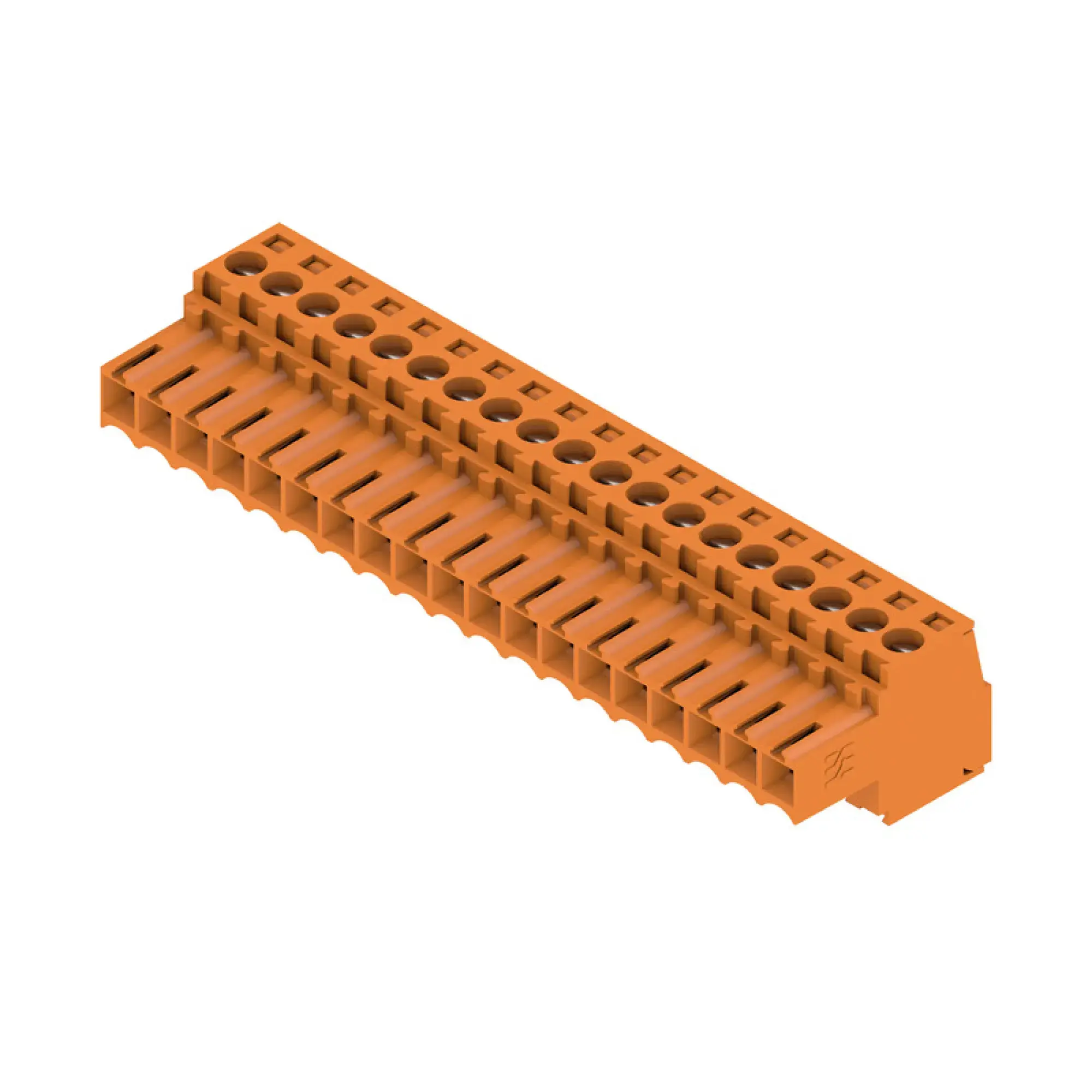 Weidmüller 1620310000 PCB connector (wire connection), 160 V, 17 A, Pitch in mm: 3.50, 1.5 mm², Number of poles: 19, Clamping yoke connection, Box (img_001)
