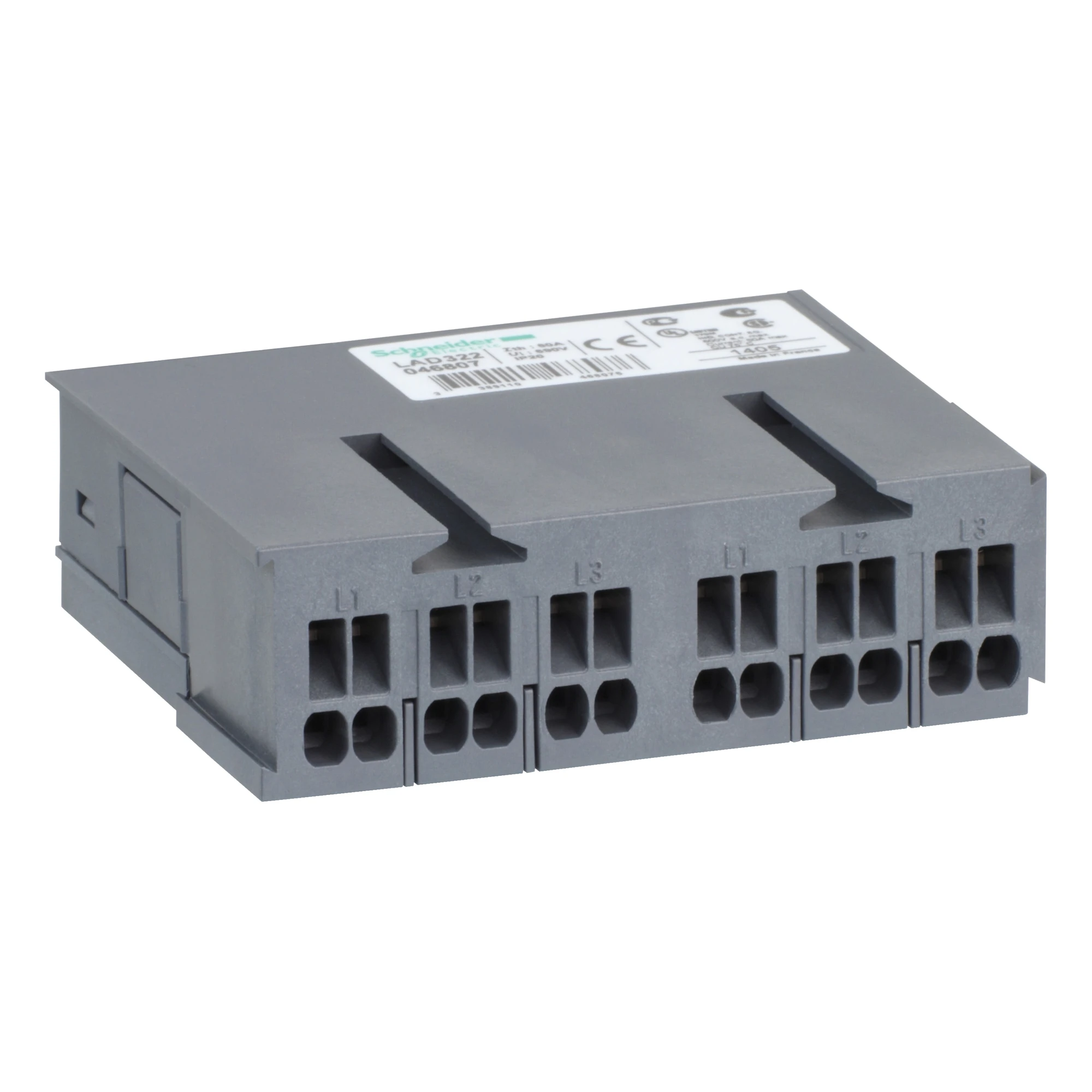 Schneider Electric LAD322 Distribution block, 2 motor outlets (img_001) Schneider Electric LAD322 Distribution block, 2 motor outlets (img_001)