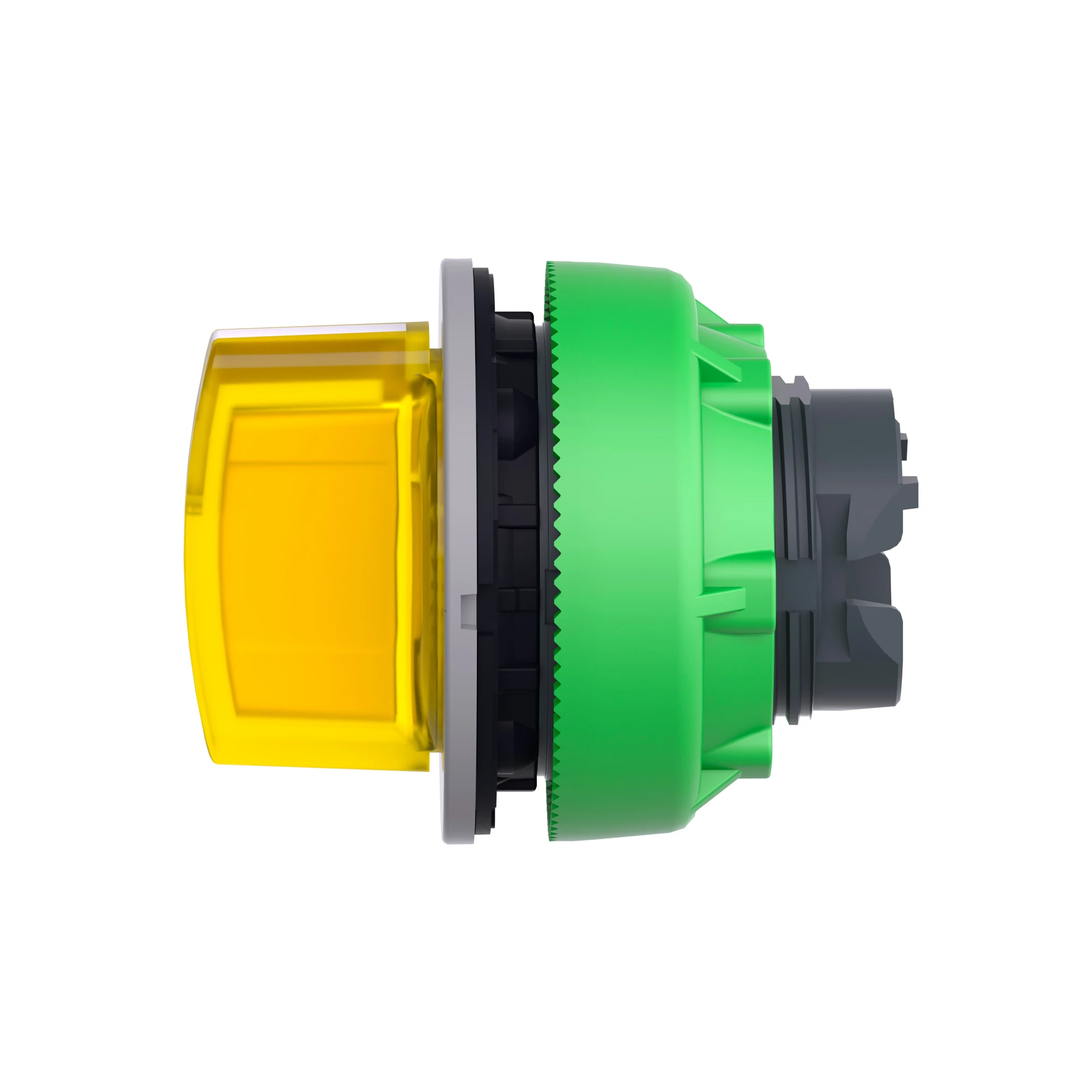Schneider Electric ZB5FK1383C0 Illuminated selector switch, front element, Harmony XB5F, plastic, 30mm, yellow, for universal LED, 3 positions, latching (img_008)