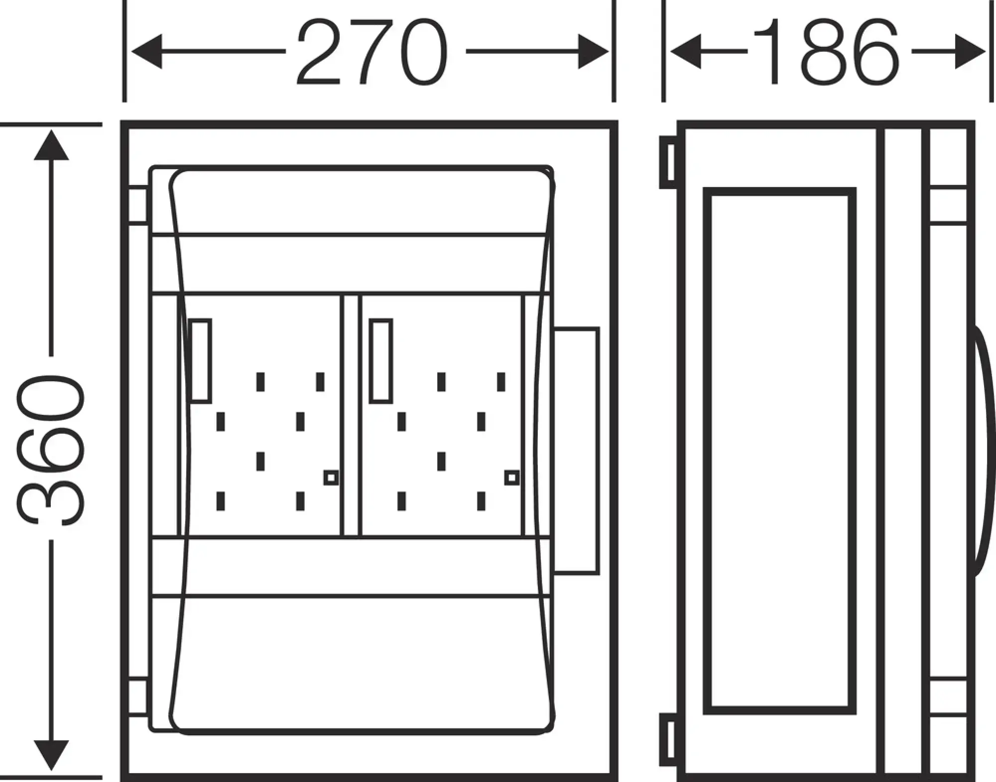 Hensel 68000108 ENYSTAR-Zählergehäuse, zum Einbau vom eHz FP 2213 (img_003)