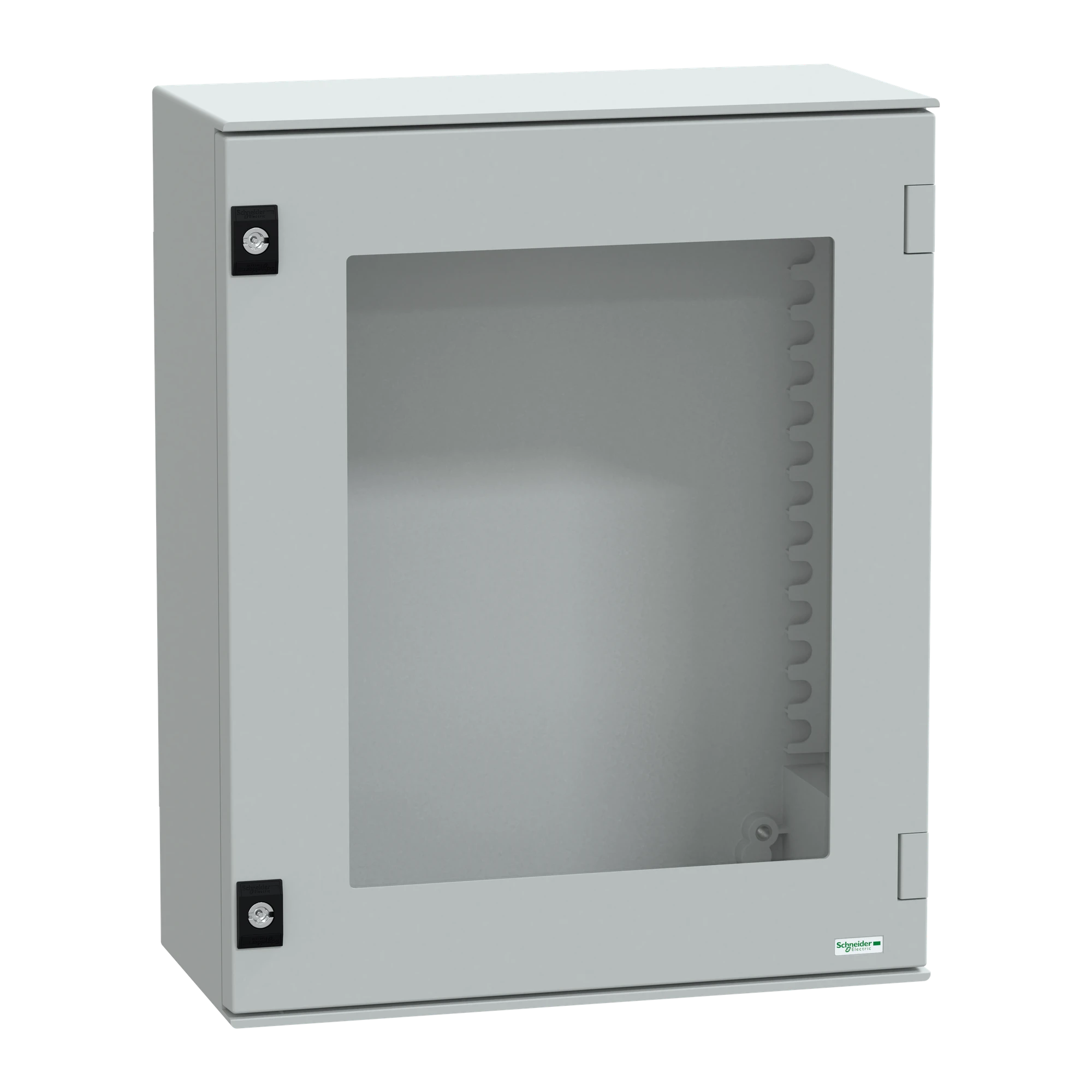 Schneider Electric NSYPLM54TG Polyester enclosure PLM wall mounting, without MP H530xB430xT200mm IP66, transp. door (img_001)