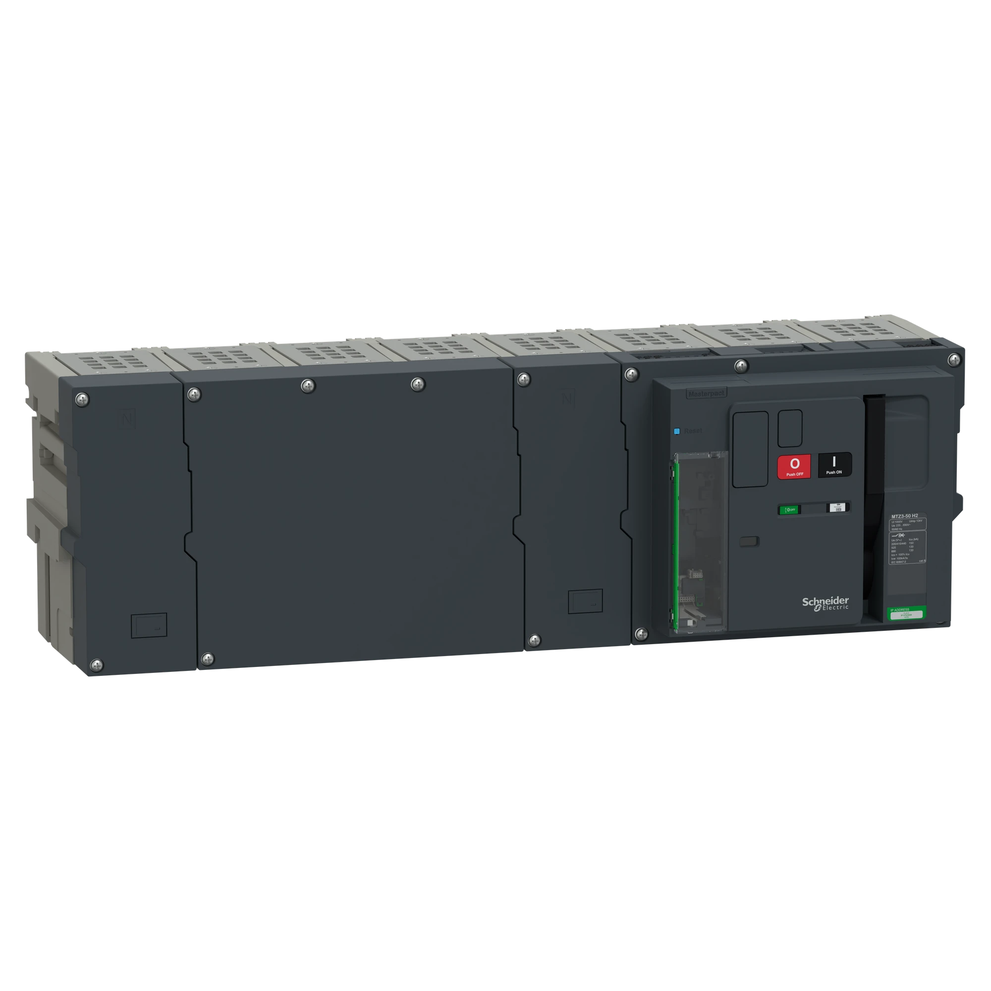 Schneider Electric LV948356 MasterPacT MTZ3 50 5000A H2 100kA/440VAC (Icu) 4P Grundschalter EinschubNeutral rechts für MicroLogic Active (img_001) Schneider Electric LV948356 MasterPacT MTZ3 50 5000A H2 100kA/440VAC (Icu) 4P Grundschalter EinschubNeutral rechts für MicroLogic Active (img_001)