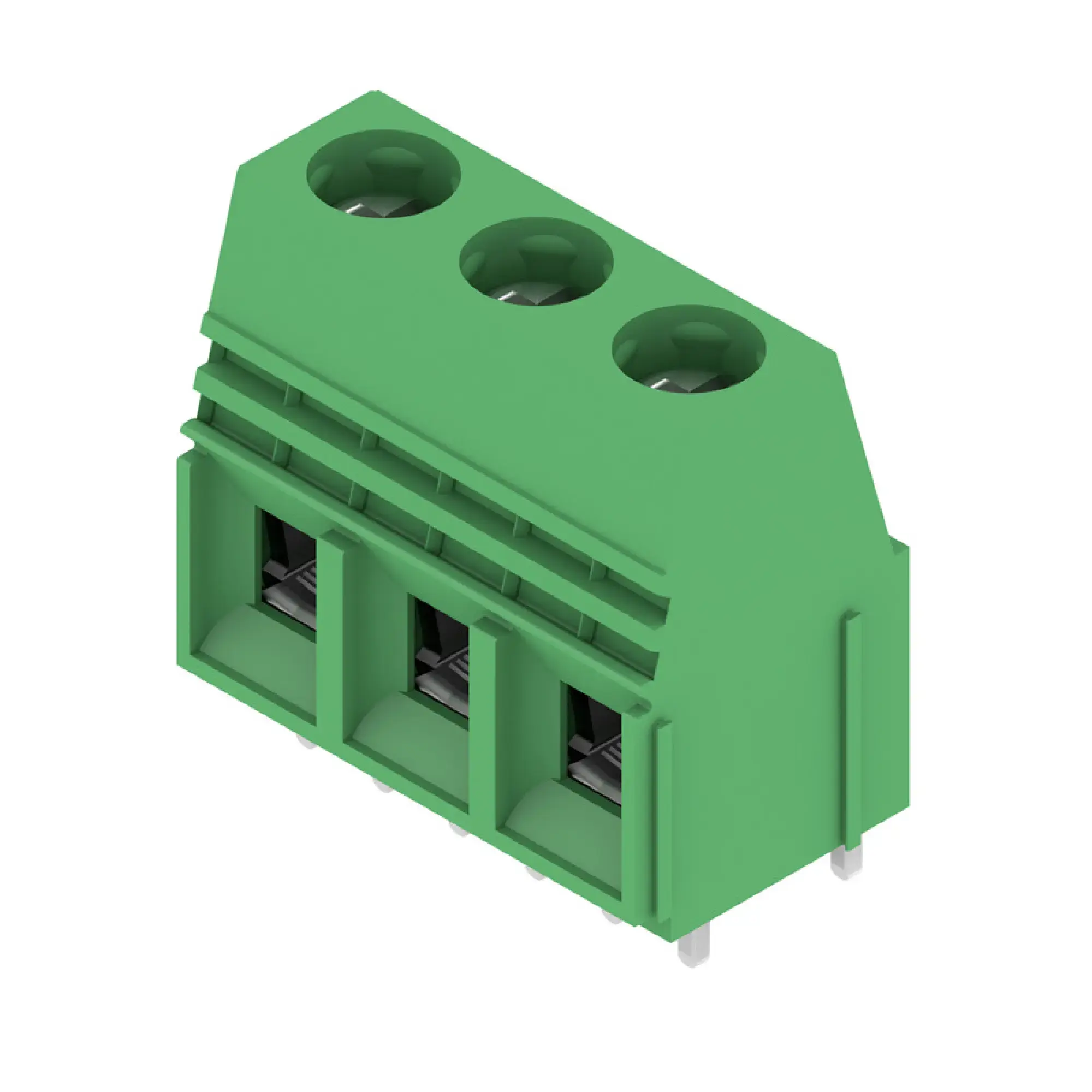 Weidmüller 1395330000 PCB terminal, 690 V, 76 A, Pitch in mm: 10.16, 16 mm², Number of poles: 3, Clamping yoke connection, THT solder connection, 90°, Box (img_001) Weidmüller 1395330000 PCB terminal, 690 V, 76 A, Pitch in mm: 10.16, 16 mm², Number of poles: 3, Clamping yoke connection, THT solder connection, 90°, Box (img_001)
