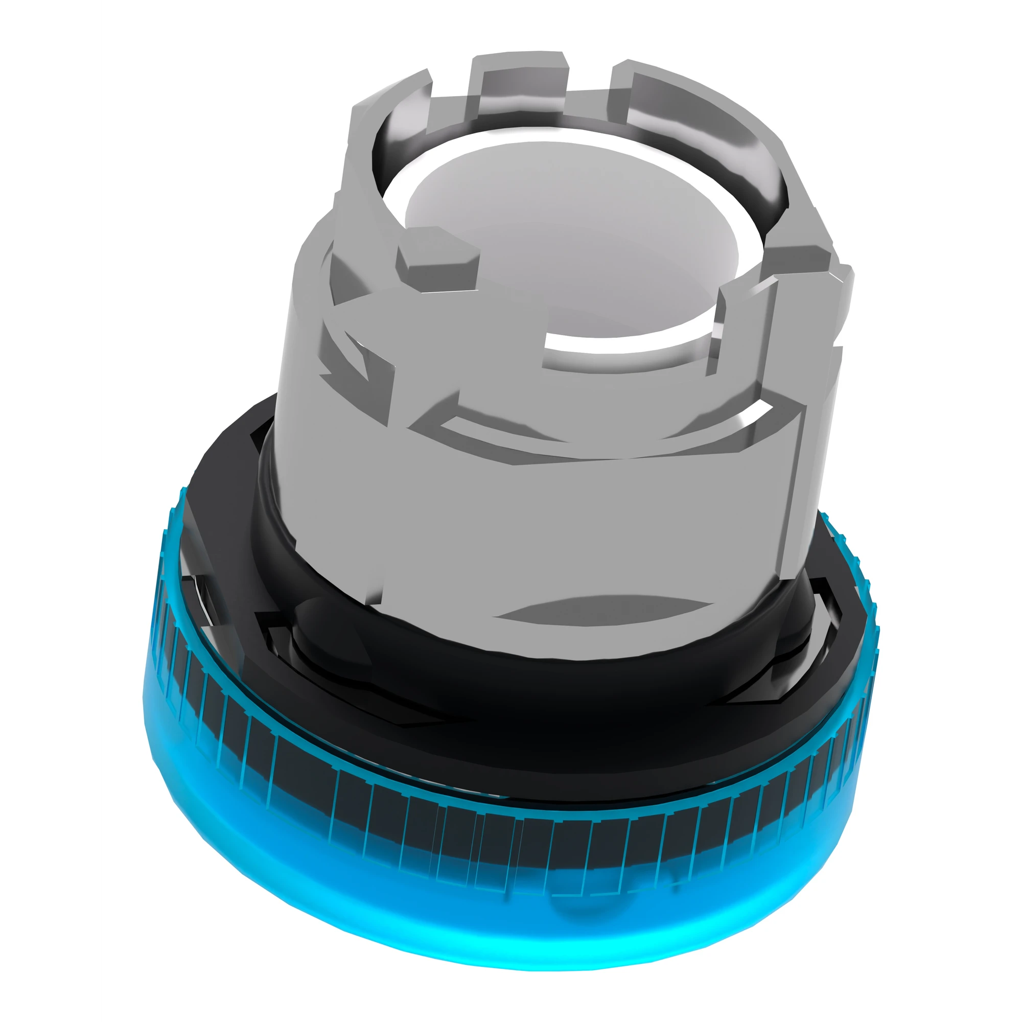 Schneider Electric ZB4BV06 Pilot light, front element, Harmony XB4, metal, 22mm, blue, for incandescent lamp BA9s, smooth dome (img_007) Schneider Electric ZB4BV06 Pilot light, front element, Harmony XB4, metal, 22mm, blue, for incandescent lamp BA9s, smooth dome (img_007)