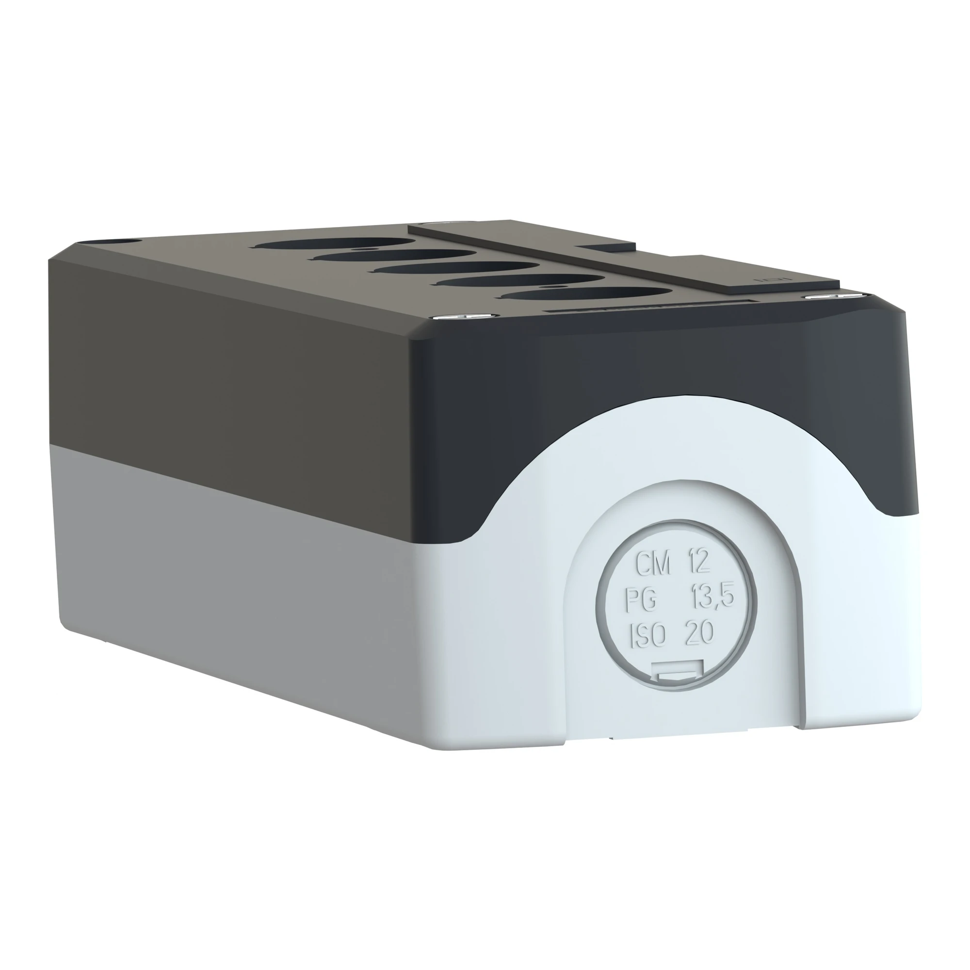 Schneider Electric XALD05H7 Empty enclosure, Harmony XALD, plastic, dark gray, 5 holes, 22mm, UL/CSA (img_006) Schneider Electric XALD05H7 Empty enclosure, Harmony XALD, plastic, dark gray, 5 holes, 22mm, UL/CSA (img_006)