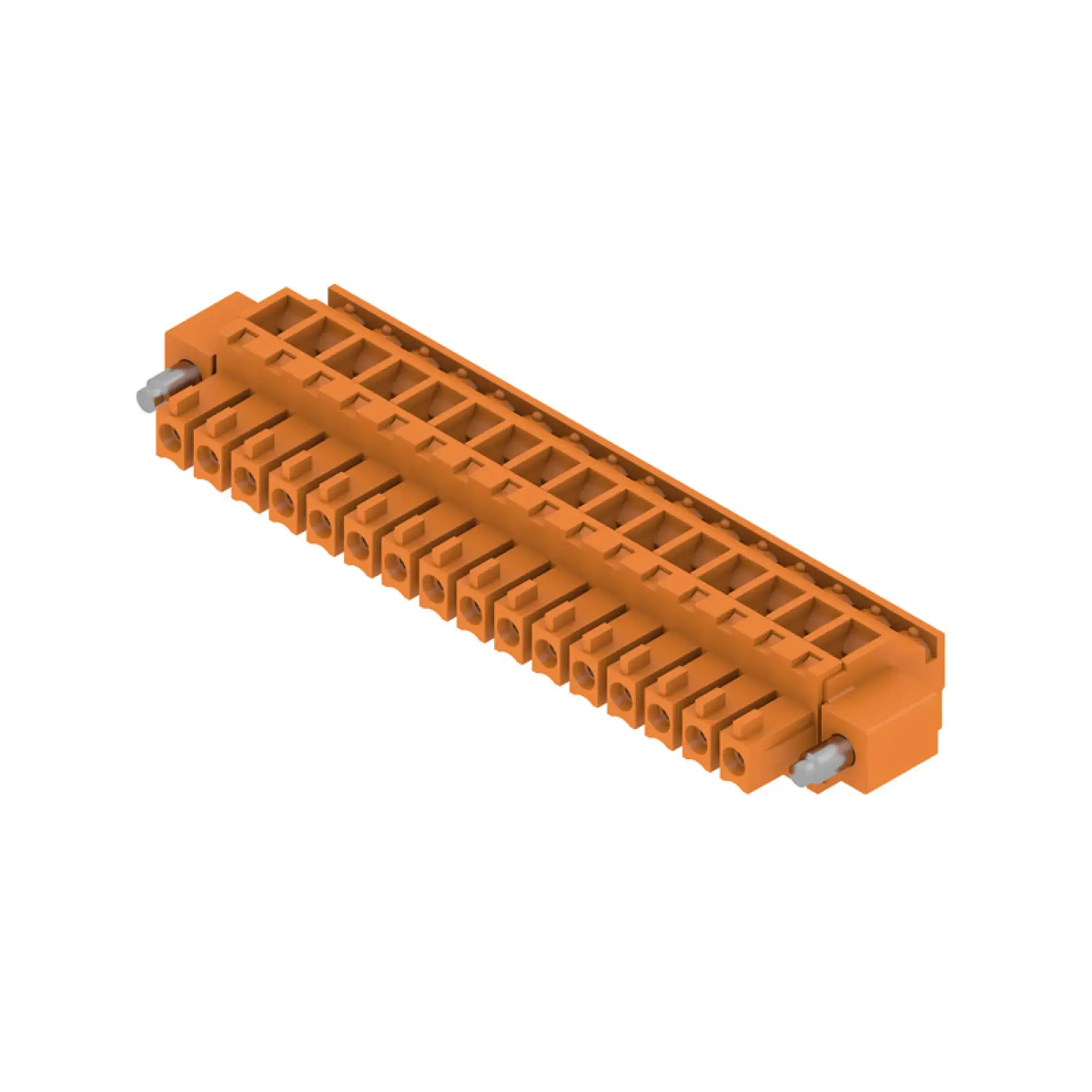 Weidmüller 1940120000 PCB connector (wire connection), 160 V, 17.5 A, Pitch in mm: 3.81, 1.5 mm², Number of poles: 16, Clamping yoke connection, Box (img_001)