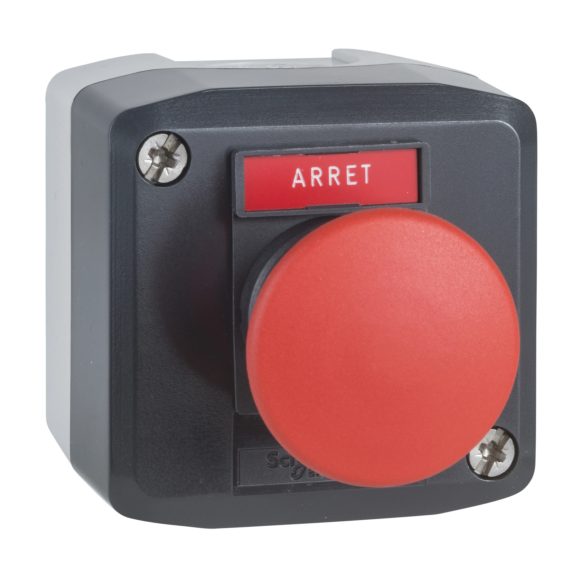 Schneider Electric XALD164 Surface mounting enclosure, Harmony XALD, plastic, dark grey, 1 emergency stop button, red, STOP, 22mm, 1NC (img_001) Schneider Electric XALD164 Surface mounting enclosure, Harmony XALD, plastic, dark grey, 1 emergency stop button, red, STOP, 22mm, 1NC (img_001)