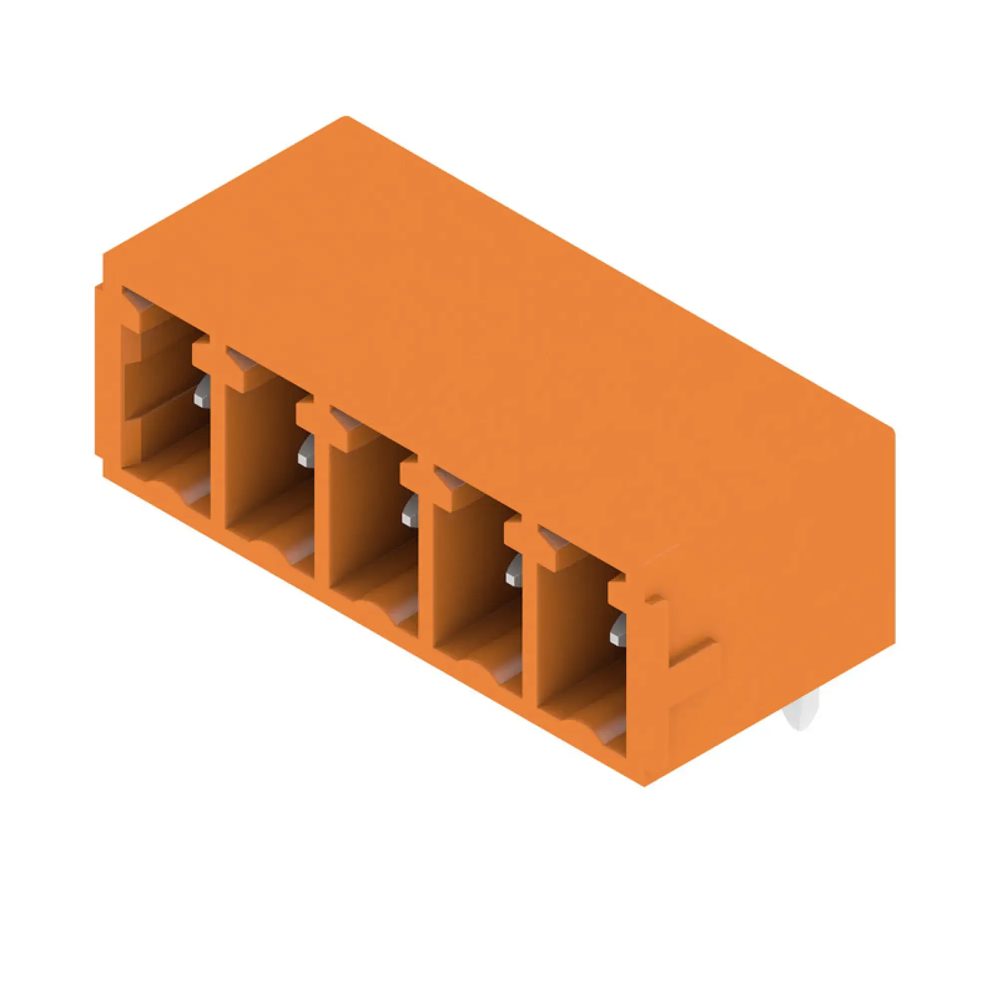 Weidmüller 1942090000 PCB connector (board connection), 160 V, 17.5 A, Pitch in mm: 3.81, Number of poles: 5, THT solder connection, Box (img_001)