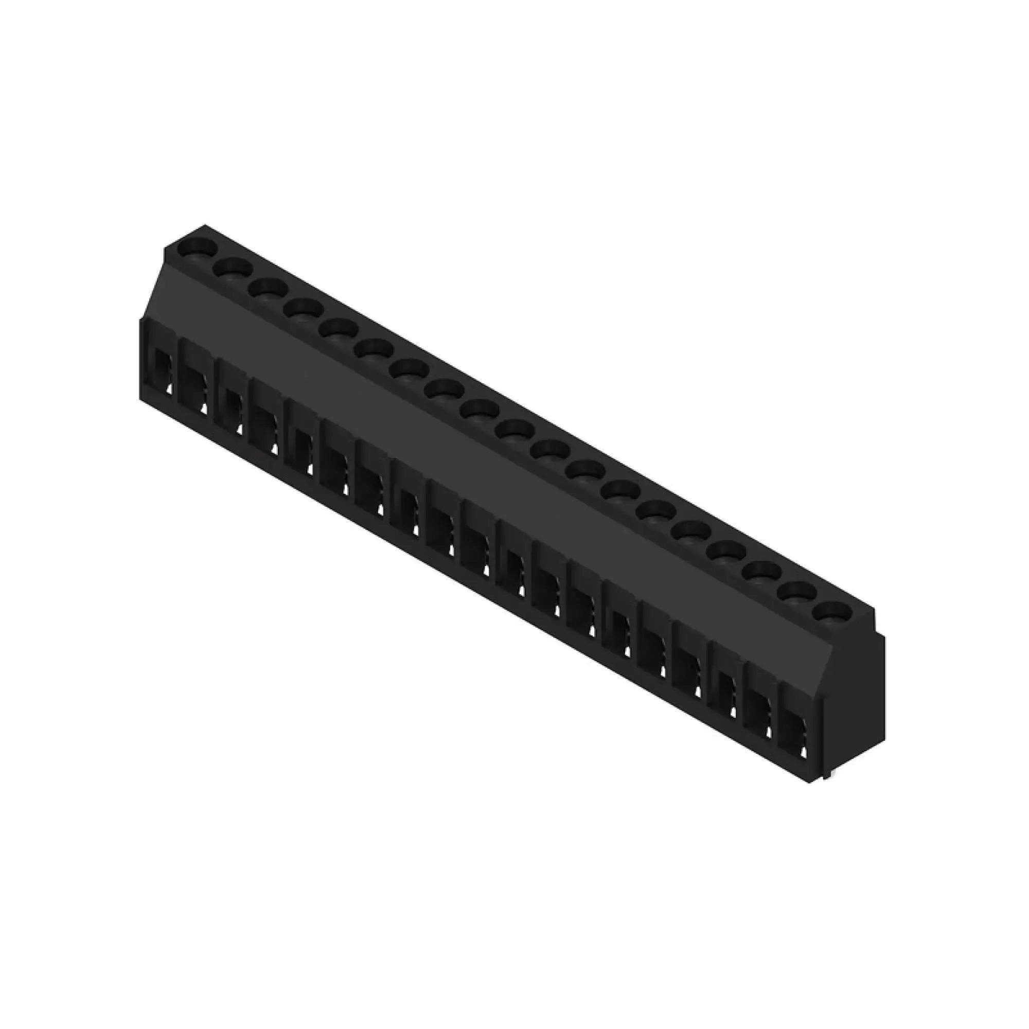 Weidmüller 2567270000 PCB terminal, 320 V, 32.5 A, Pitch in mm: 5.08, 6 mm², Number of poles: 19, Clamping yoke connection, THT solder connection, 90°, Box (img_001) Weidmüller 2567270000 PCB terminal, 320 V, 32.5 A, Pitch in mm: 5.08, 6 mm², Number of poles: 19, Clamping yoke connection, THT solder connection, 90°, Box (img_001)