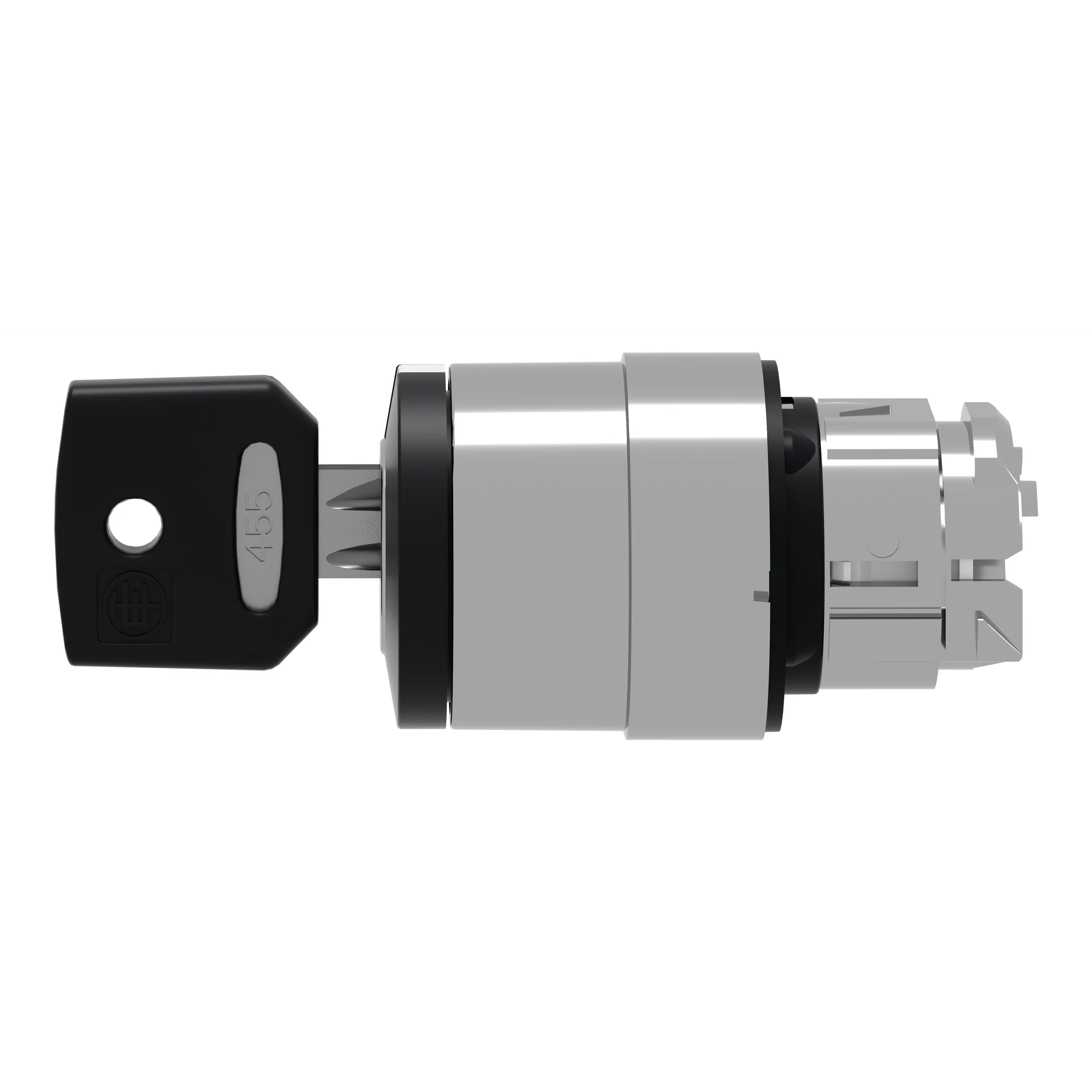 Schneider Electric ZB4BG03 Key switch, front element, Harmony XB4, metal, 22mm, black, 3 positions, latching (img_007) Schneider Electric ZB4BG03 Key switch, front element, Harmony XB4, metal, 22mm, black, 3 positions, latching (img_007)