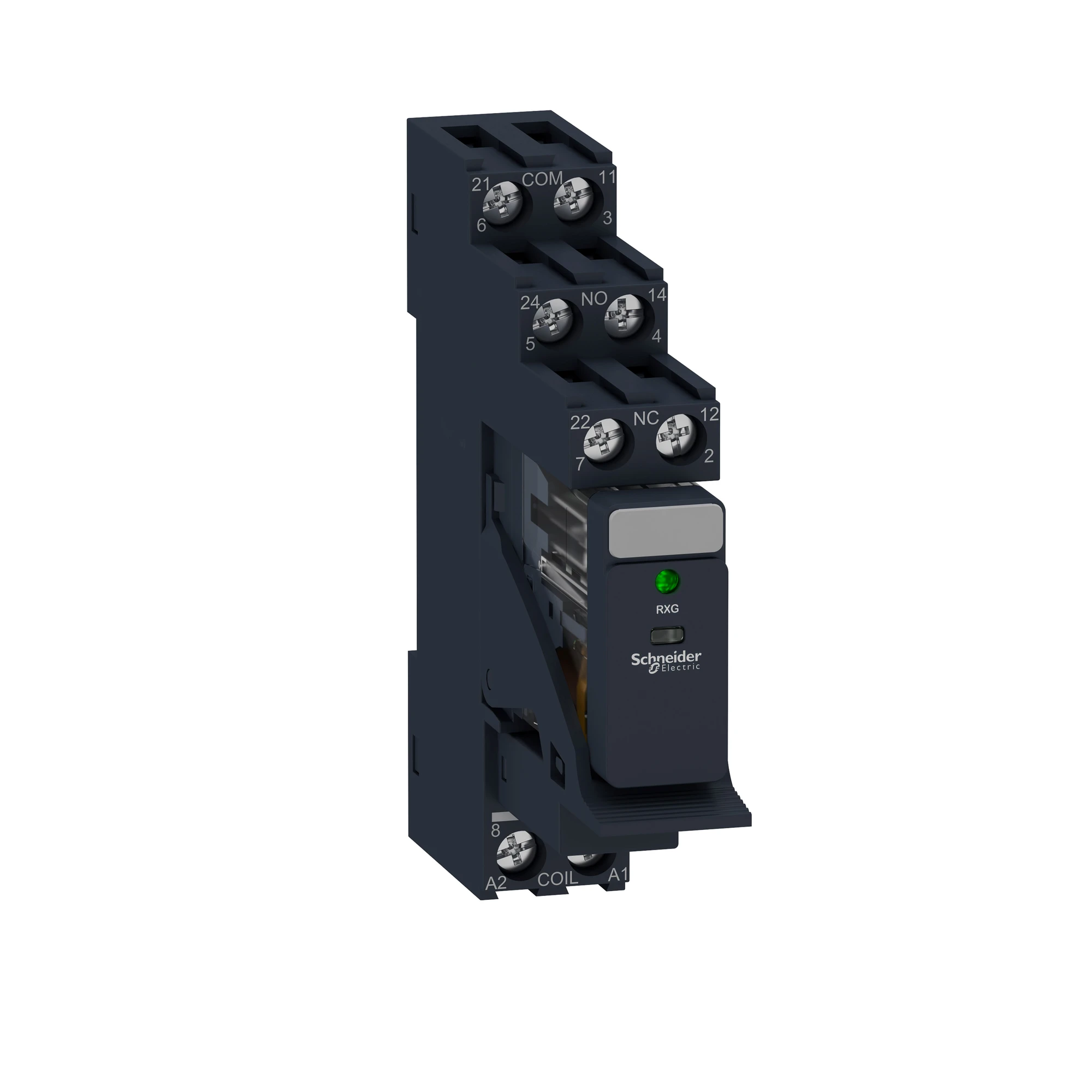Schneider Electric RXG23BDPV Interface Relay 2W 5A 24VDC LED Socket Clamp Diode Mounted (img_001) Schneider Electric RXG23BDPV Interface Relay 2W 5A 24VDC LED Socket Clamp Diode Mounted (img_001)