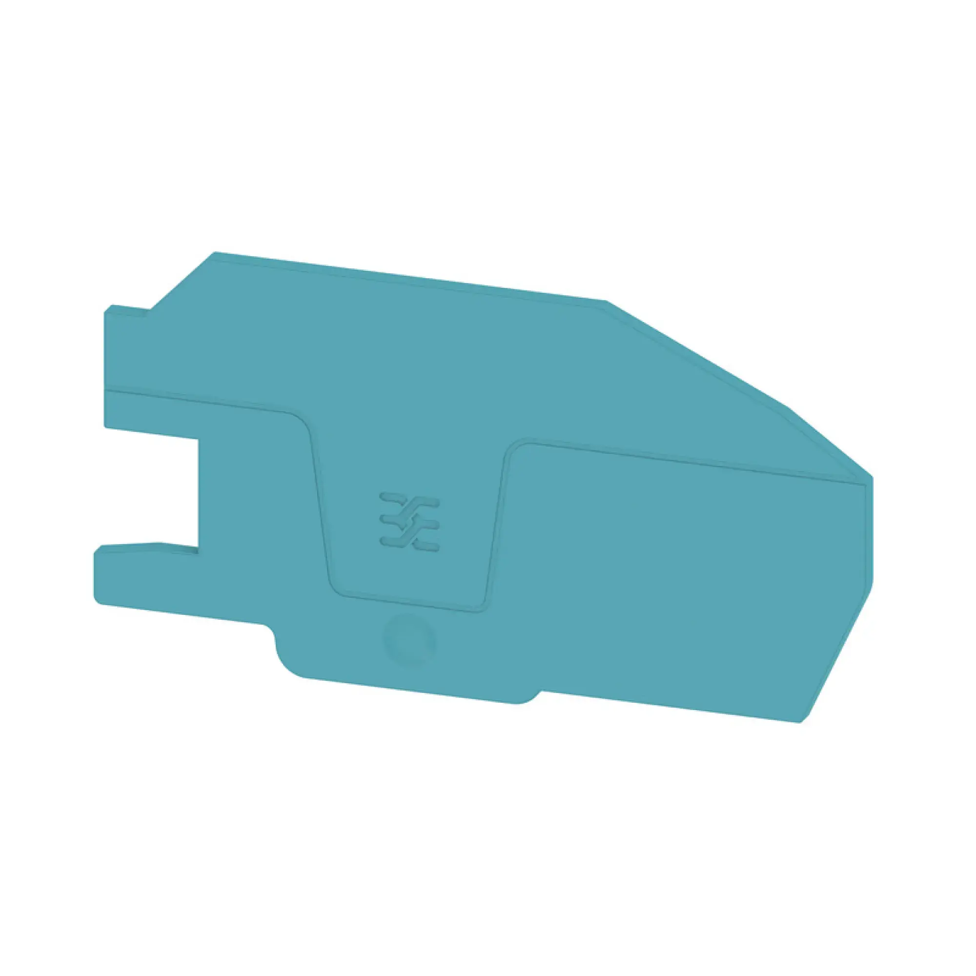 Weidmüller 2668860000 End plate (terminals), blue, Height: 83.48 mm, Width: 2.1 mm, V-0, Wemid (img_001)