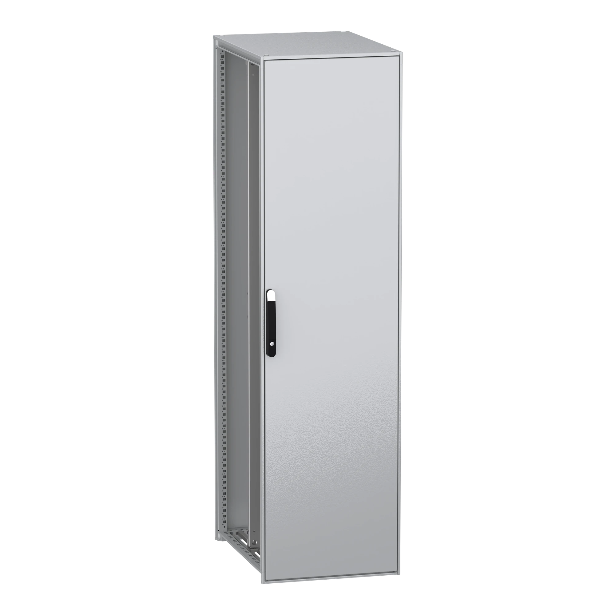 Schneider Electric NSYSFN22680P Floor-standing enclosure, electric, PanelSeT SFN, made of decarbonized steel, with mounting plate, assembled, 2200x600x800mm, IP55 (img_001)