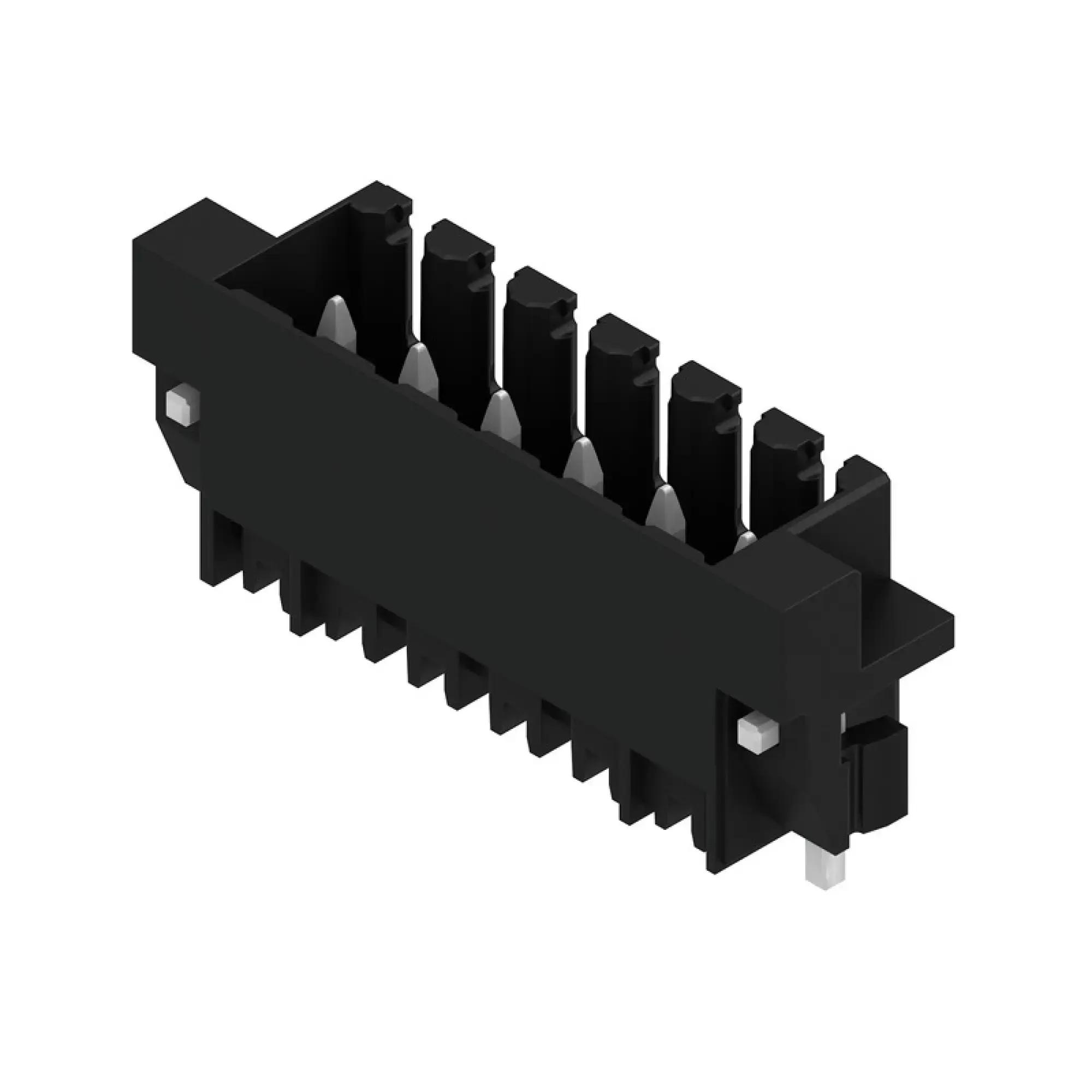 Weidmüller 1291330000 PCB connector (board connection), 160 V, 15 A, Pitch in mm: 3.50, Number of poles: 6, THT/THR solder connection, Box (img_001)