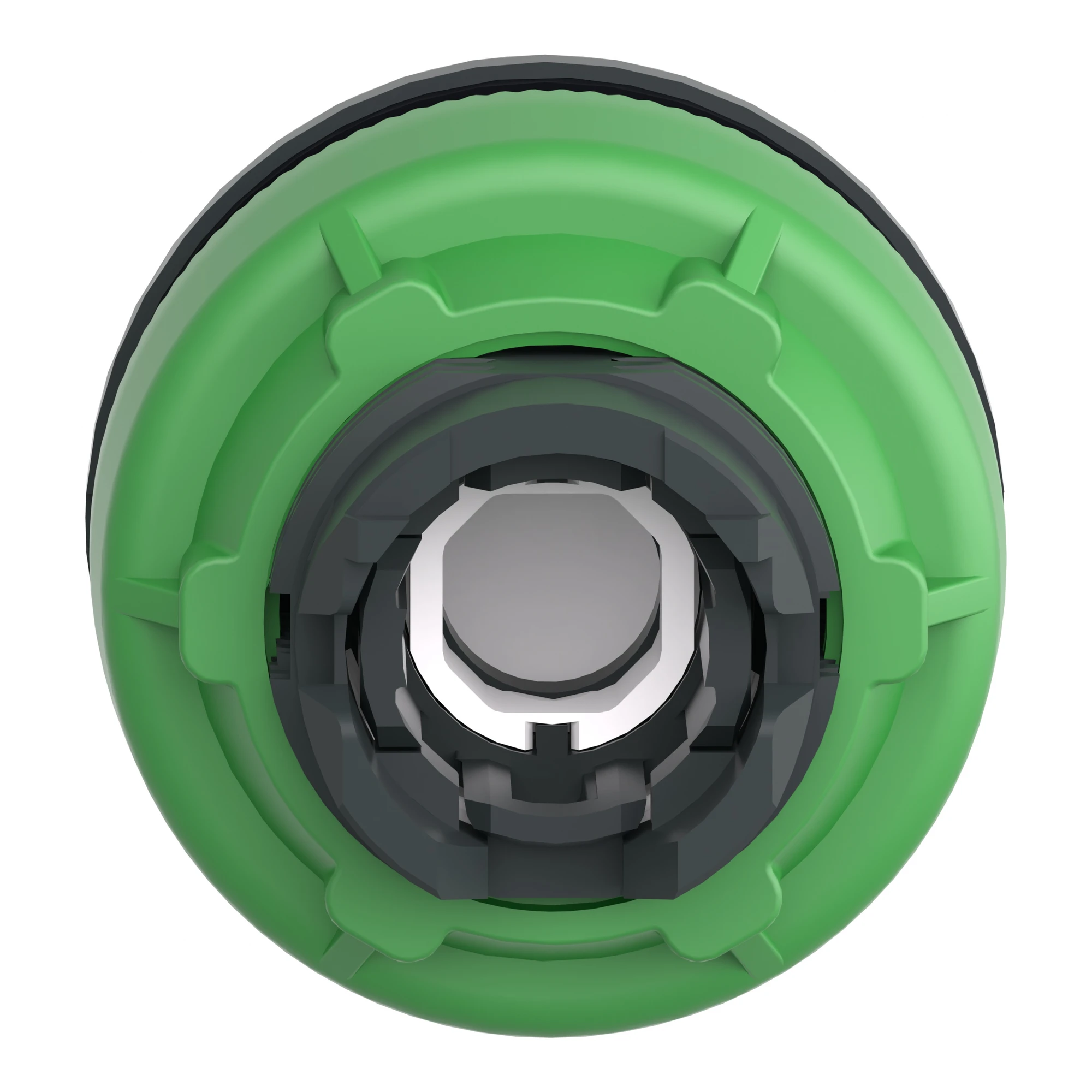 Schneider Electric ZB5FH013 Illuminated Push Button, Front Element, Harmony XB5F, Plastic, 30mm, White, Blank, for Universal LED, Latching (img_002)