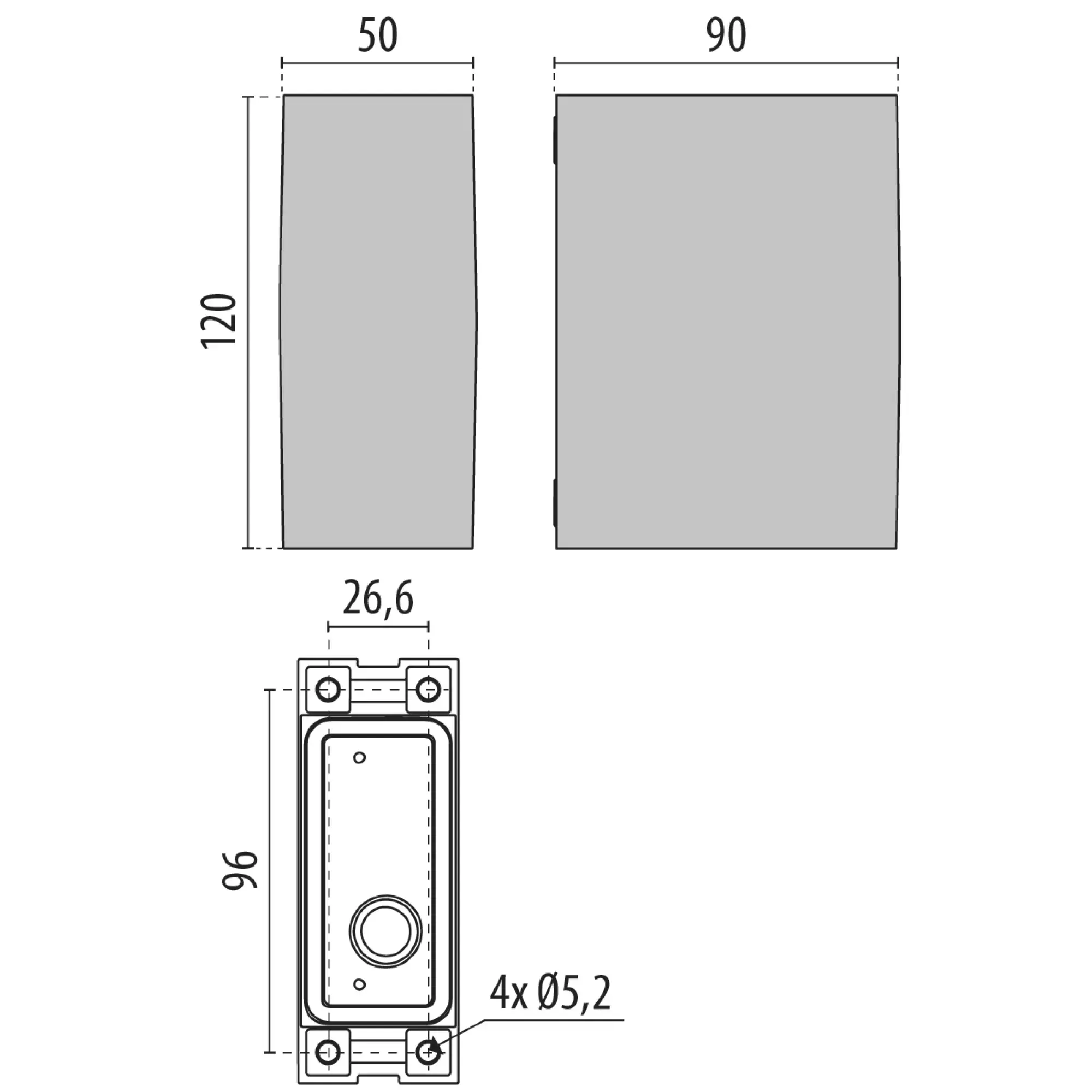 Performance iN Lighting 3105439 LED-Wandleuchte 3000K 5.5W statisch symmetrische extrabreite Streuoptik 3105439 (img_003)