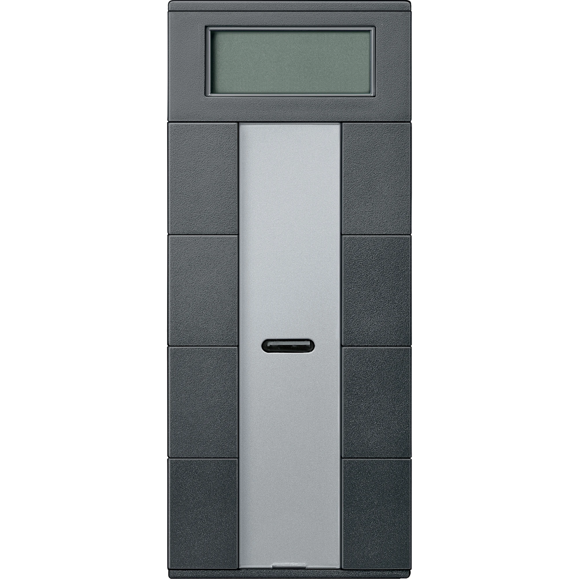 Schneider Electric MTN6214-0414 Quadruple pushbutton plus with room temperature controller, anthracite, System M (img_001) Schneider Electric MTN6214-0414 Quadruple pushbutton plus with room temperature controller, anthracite, System M (img_001)