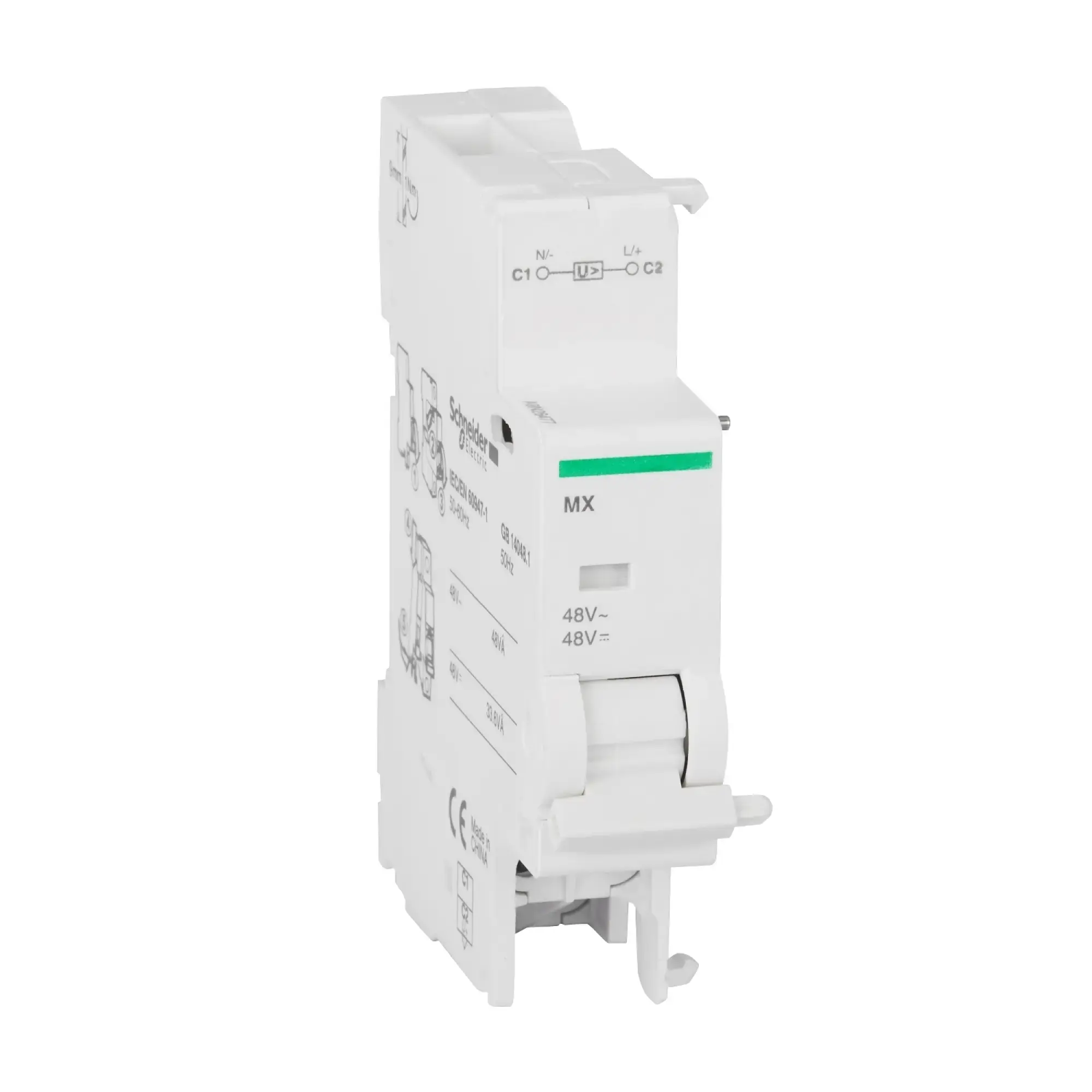 Schneider Electric A9N26477 Working current release MX 48VAC / 48VDC (img_002) Schneider Electric A9N26477 Working current release MX 48VAC / 48VDC (img_002)