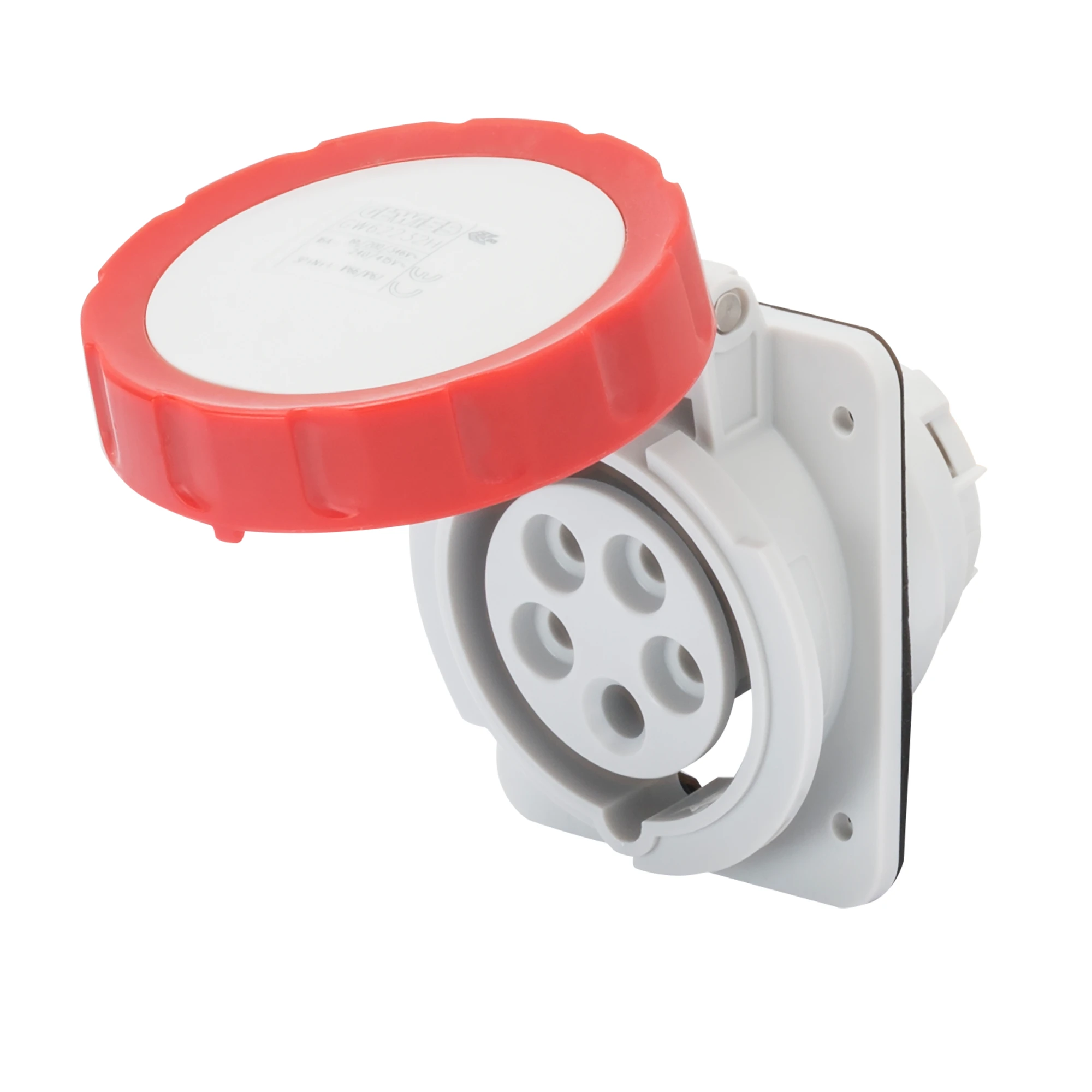 GEWISS GW62243H 10° ANGLED FLUSH-MOUNTING SOCKET-OUTLET HP - IP66/IP67 - 3P+N+E 32A 380-415V 50/60HZ - RED - 6H - SCREW WIRING (img_001) GEWISS GW62243H 10° ANGLED FLUSH-MOUNTING SOCKET-OUTLET HP - IP66/IP67 - 3P+N+E 32A 380-415V 50/60HZ - RED - 6H - SCREW WIRING (img_001)