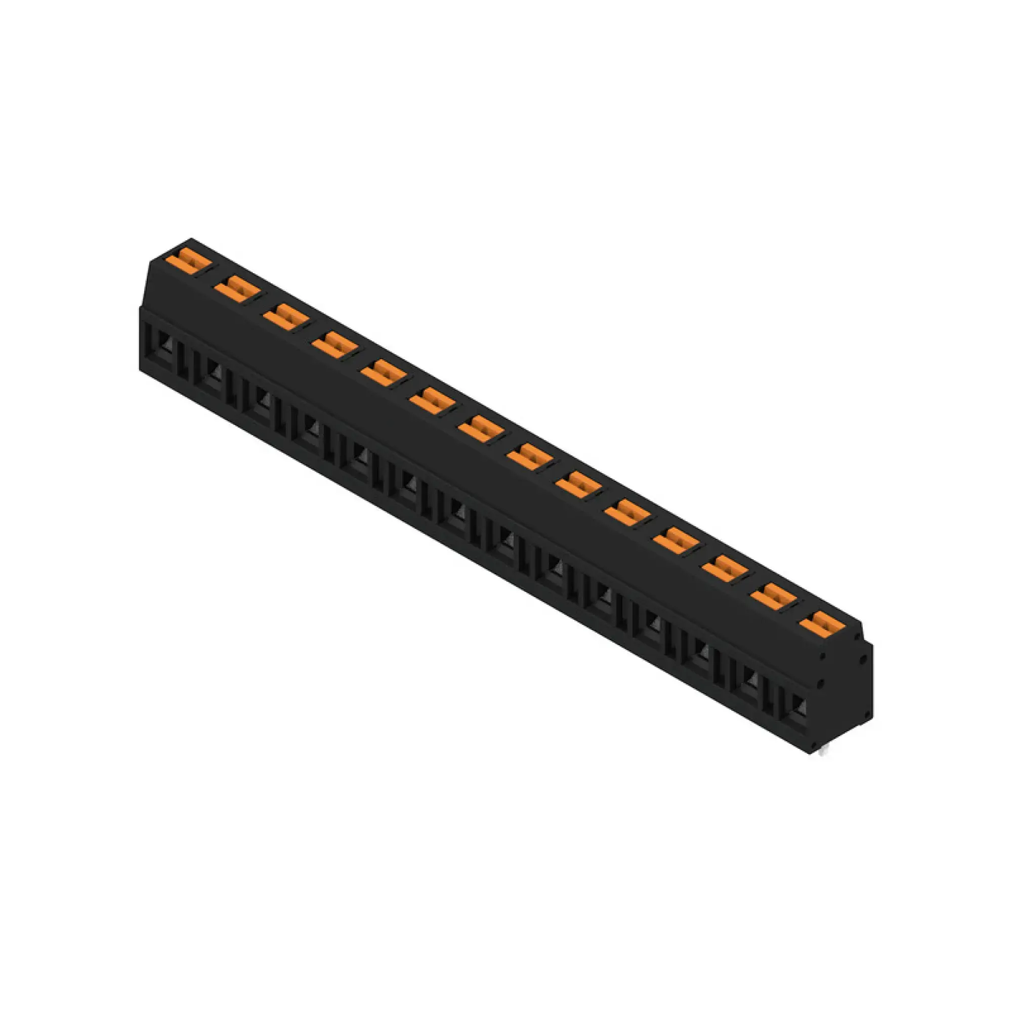 Weidmüller 2787840000 PCB terminal, 350 V, 24 A, Pitch in mm: 7.50, 2.5 mm², Number of poles: 14, PUSH IN with actuator, THT solder connection, 90°, Box (img_001) Weidmüller 2787840000 PCB terminal, 350 V, 24 A, Pitch in mm: 7.50, 2.5 mm², Number of poles: 14, PUSH IN with actuator, THT solder connection, 90°, Box (img_001)