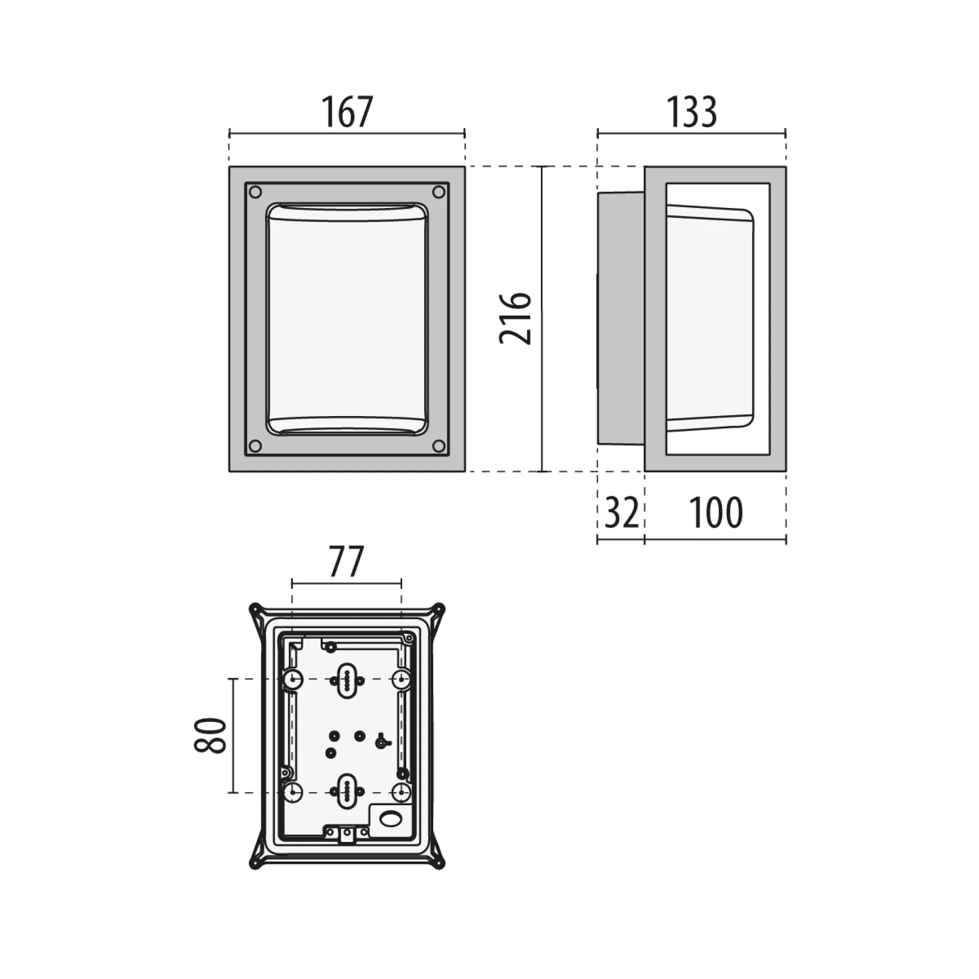 Performance iN Lighting 3102572 LED-Wandleuchte 4000K 12W statisch symmetrische extrabreite Streuoptik 3102572 (img_003)
