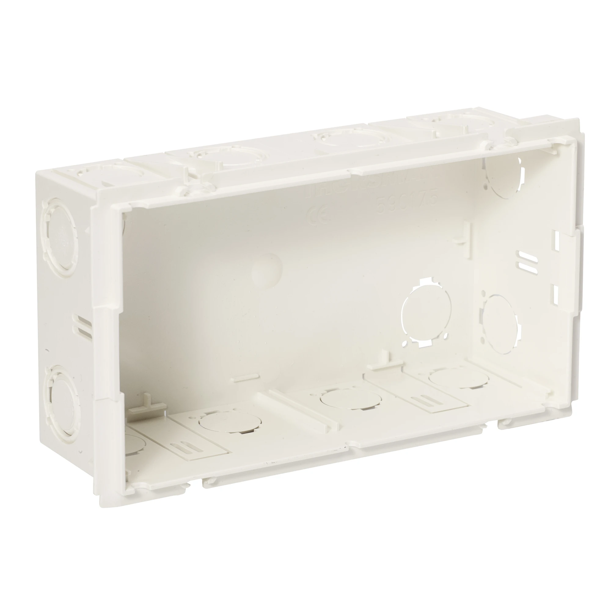 Schneider Electric 5961035 Double mounting box 44mm 14 breakouts 16mm Bs type: Cyb-S40 (img_001) Schneider Electric 5961035 Double mounting box 44mm 14 breakouts 16mm Bs type: Cyb-S40 (img_001)