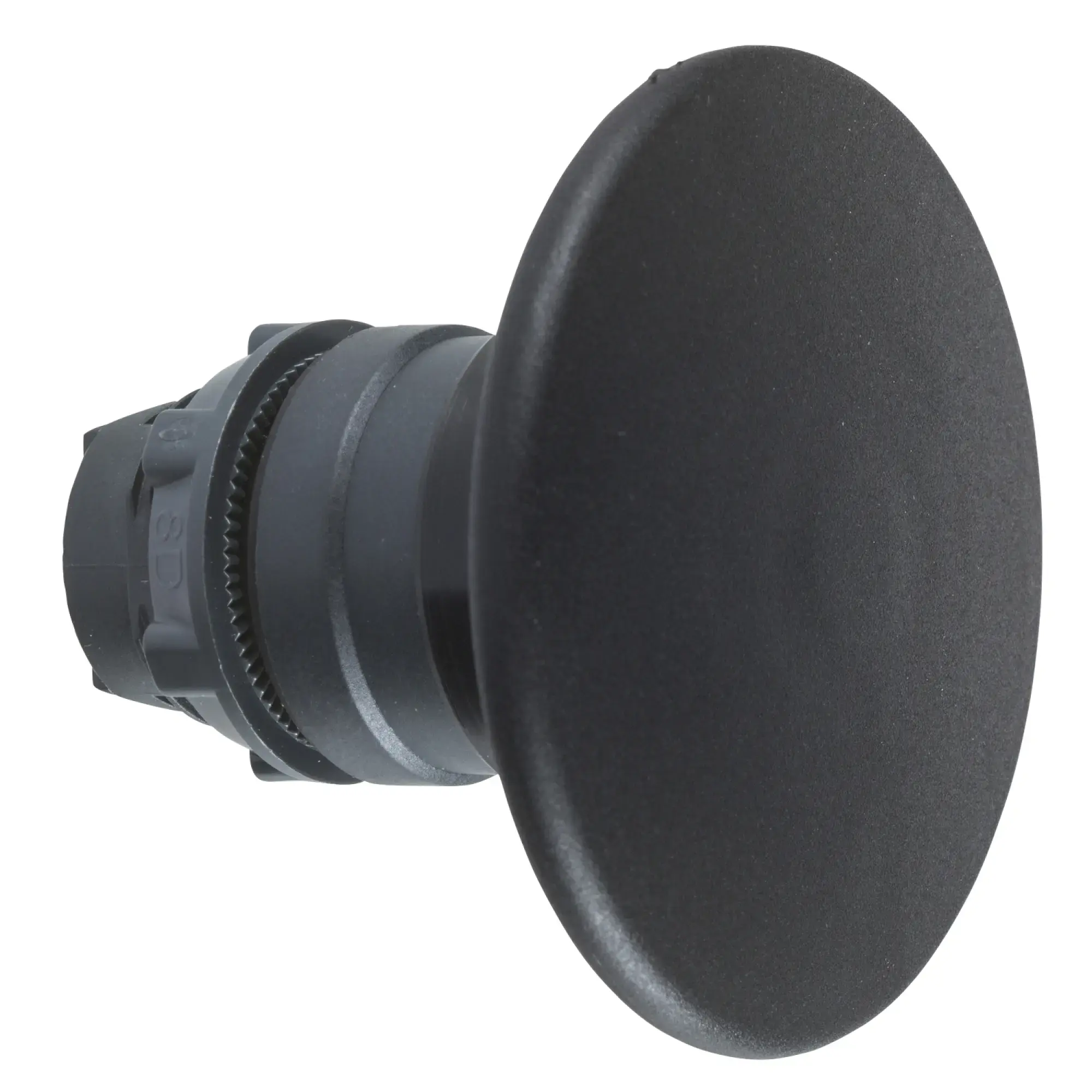 Schneider Electric ZB5AS62 Mushroom Push Button, Front Element, Harmony XB5, Plastic, 22mm, Black, Mushroom 60mm, Twist Release (img_002) Schneider Electric ZB5AS62 Mushroom Push Button, Front Element, Harmony XB5, Plastic, 22mm, Black, Mushroom 60mm, Twist Release (img_002)