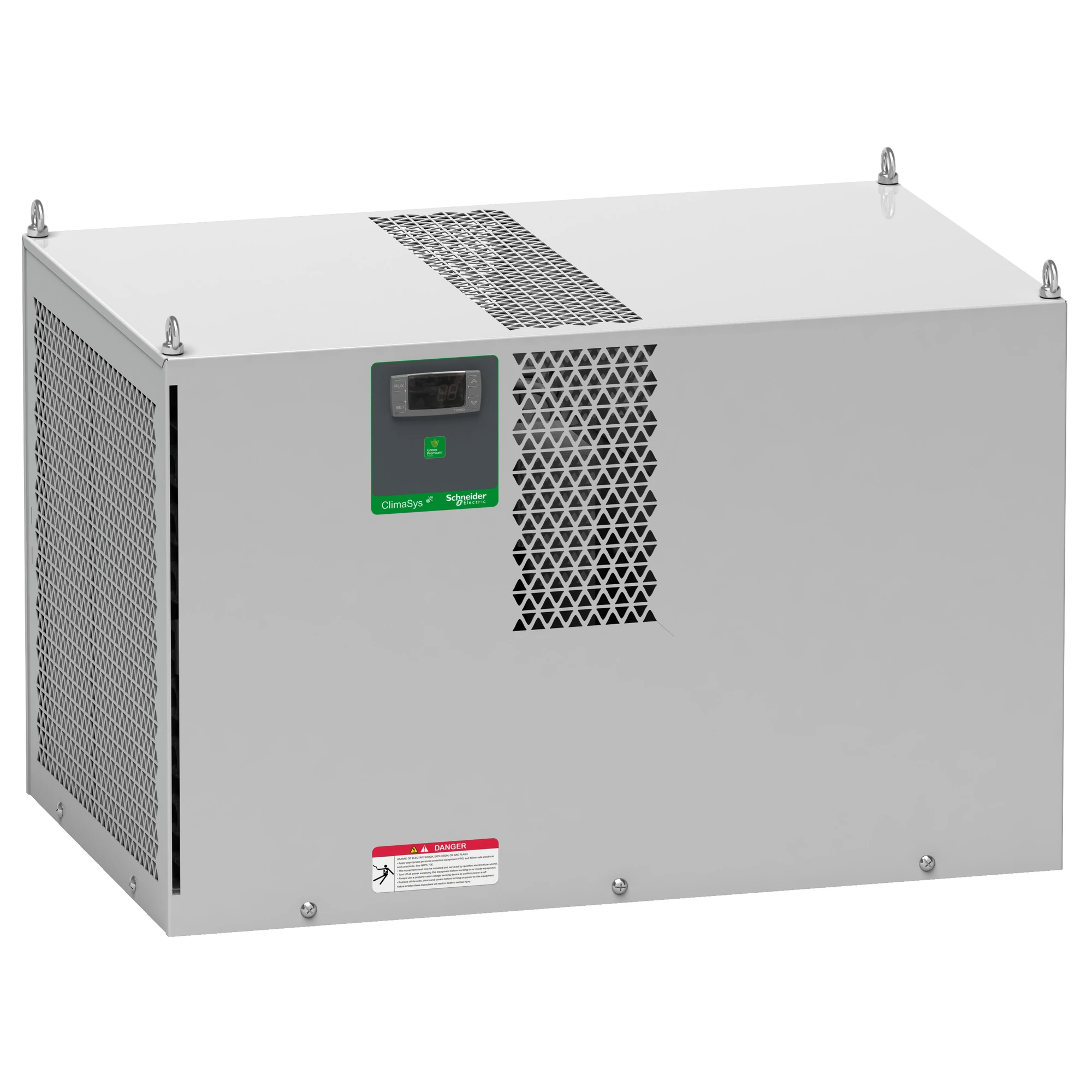 Schneider Electric NSYCU4K3P4RUL ClimaSys Standard Cooling Unit for Control Cabinet Roof, 3850 W at 400 V (img_001)