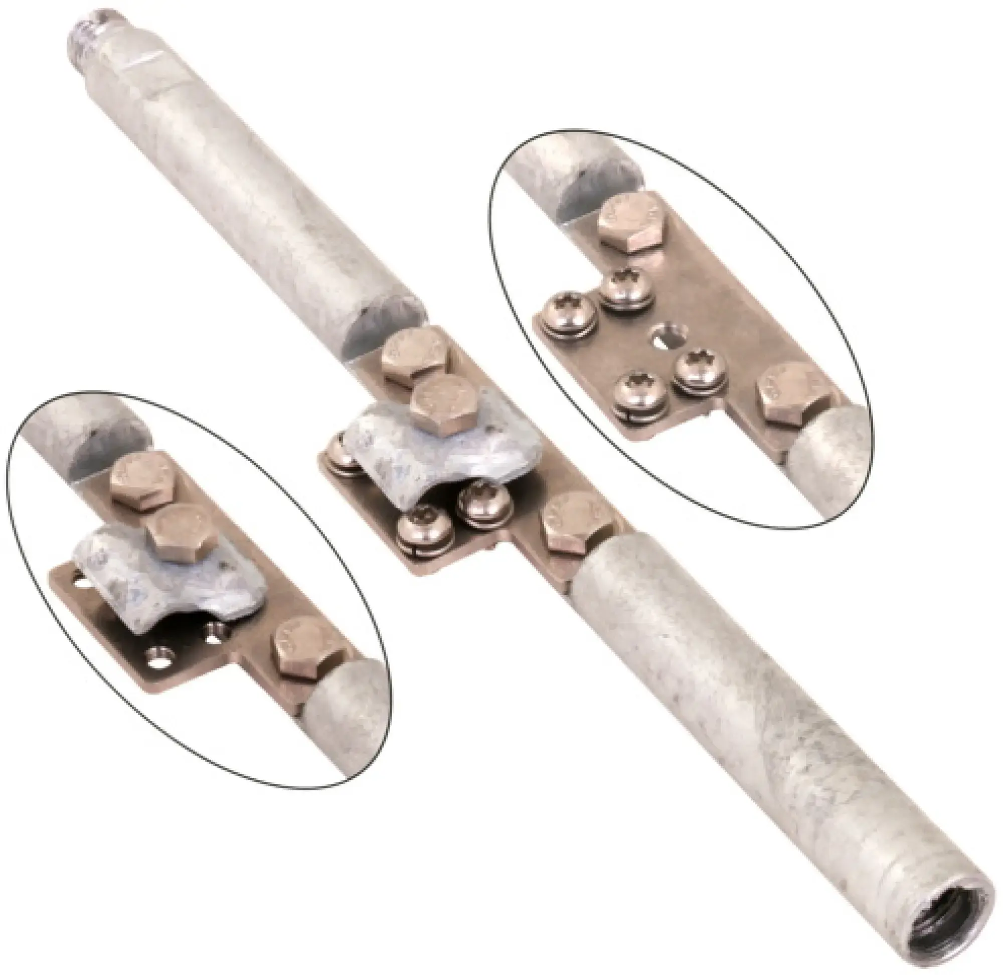 Dehn 621092 Connector for earth rod screwable HDG St(St/tZn) D20mm L320mm thread M16 (img_001) Dehn 621092 Connector for earth rod screwable HDG St(St/tZn) D20mm L320mm thread M16 (img_001)