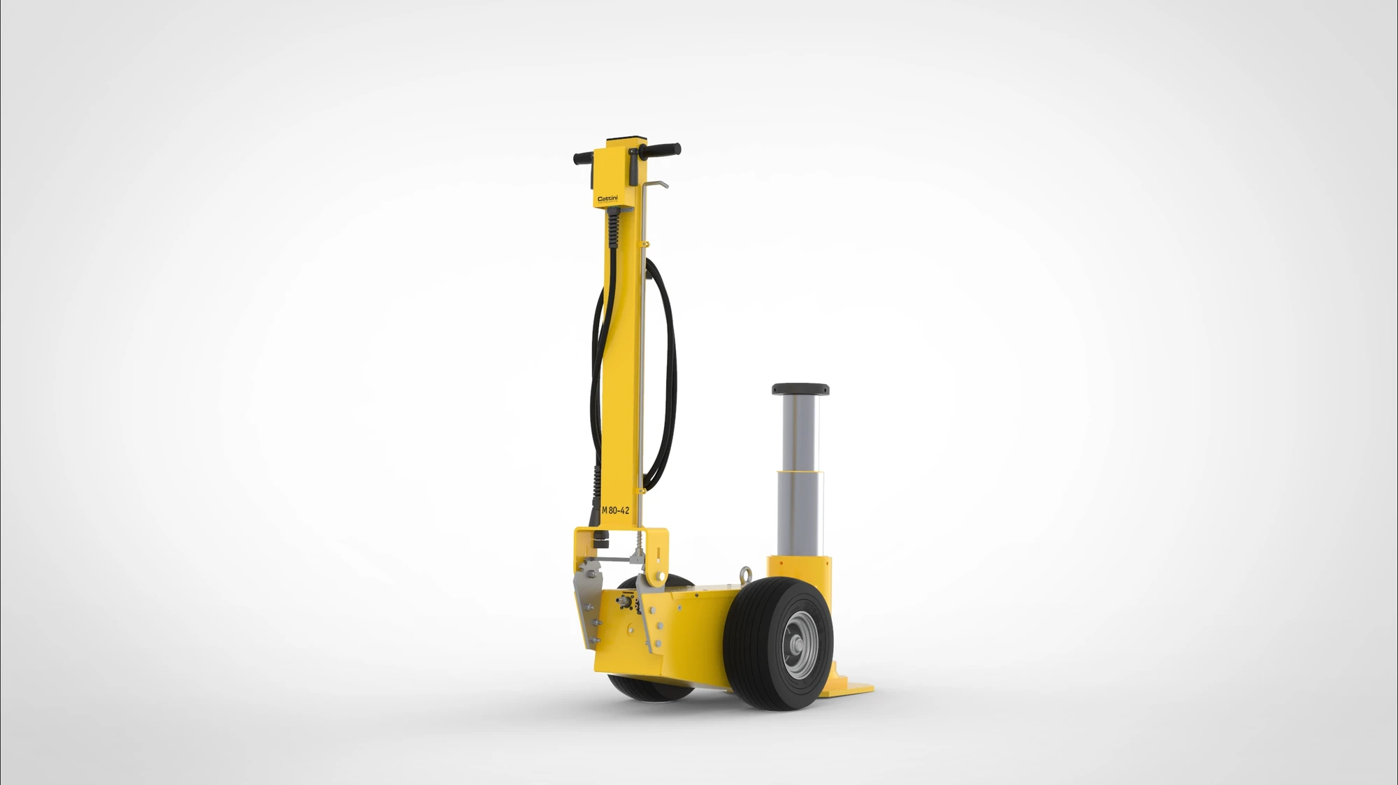 Cattini M80/42 MAMMUT Oil-Pneumatic Jacks load capacity= 80/50 t.; pistons=2; min. height = 420.00 mm (img_003) Cattini M80/42 MAMMUT Oil-Pneumatic Jacks load capacity= 80/50 t.; pistons=2; min. height = 420.00 mm (img_003)