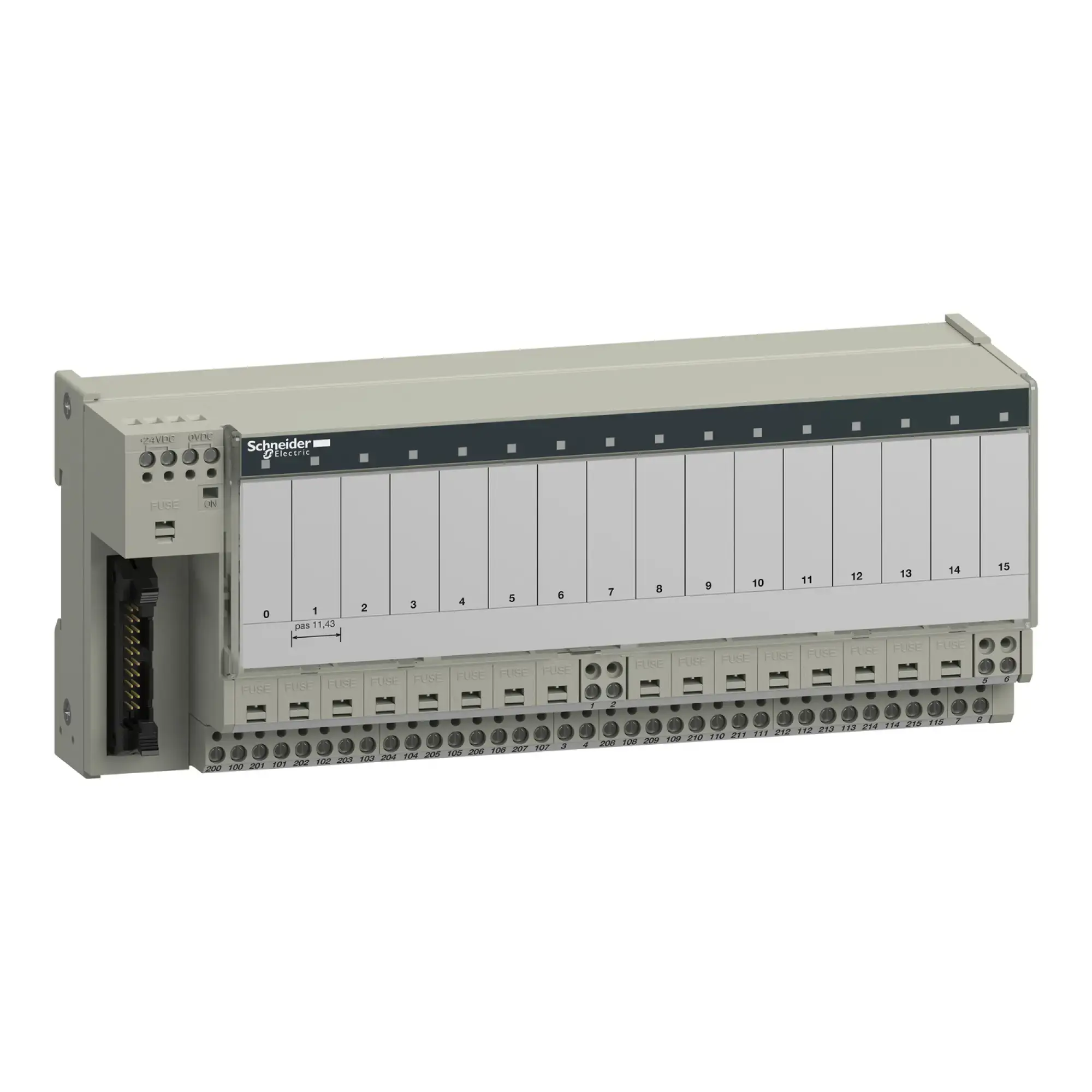 Schneider Electric ABE7P16T214 BASE FOR EM/SS REL. SAF/CHAN. 16 O-WITHOUT COMMONS- (img_008) Schneider Electric ABE7P16T214 BASE FOR EM/SS REL. SAF/CHAN. 16 O-WITHOUT COMMONS- (img_008)